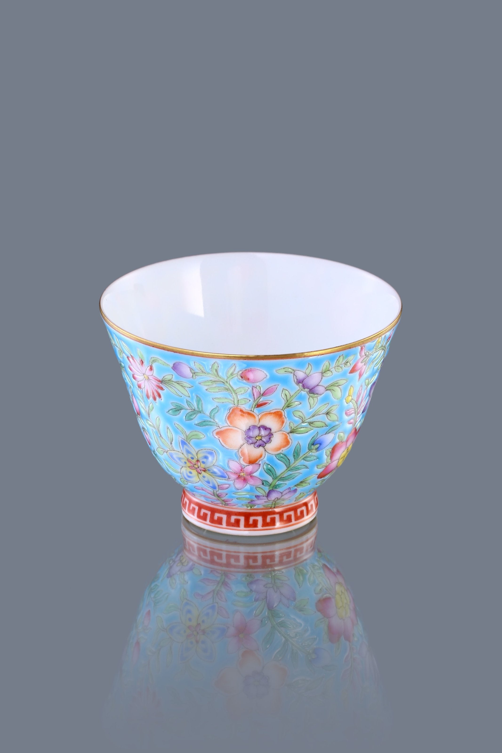Enamel Painted Open Rim Cup