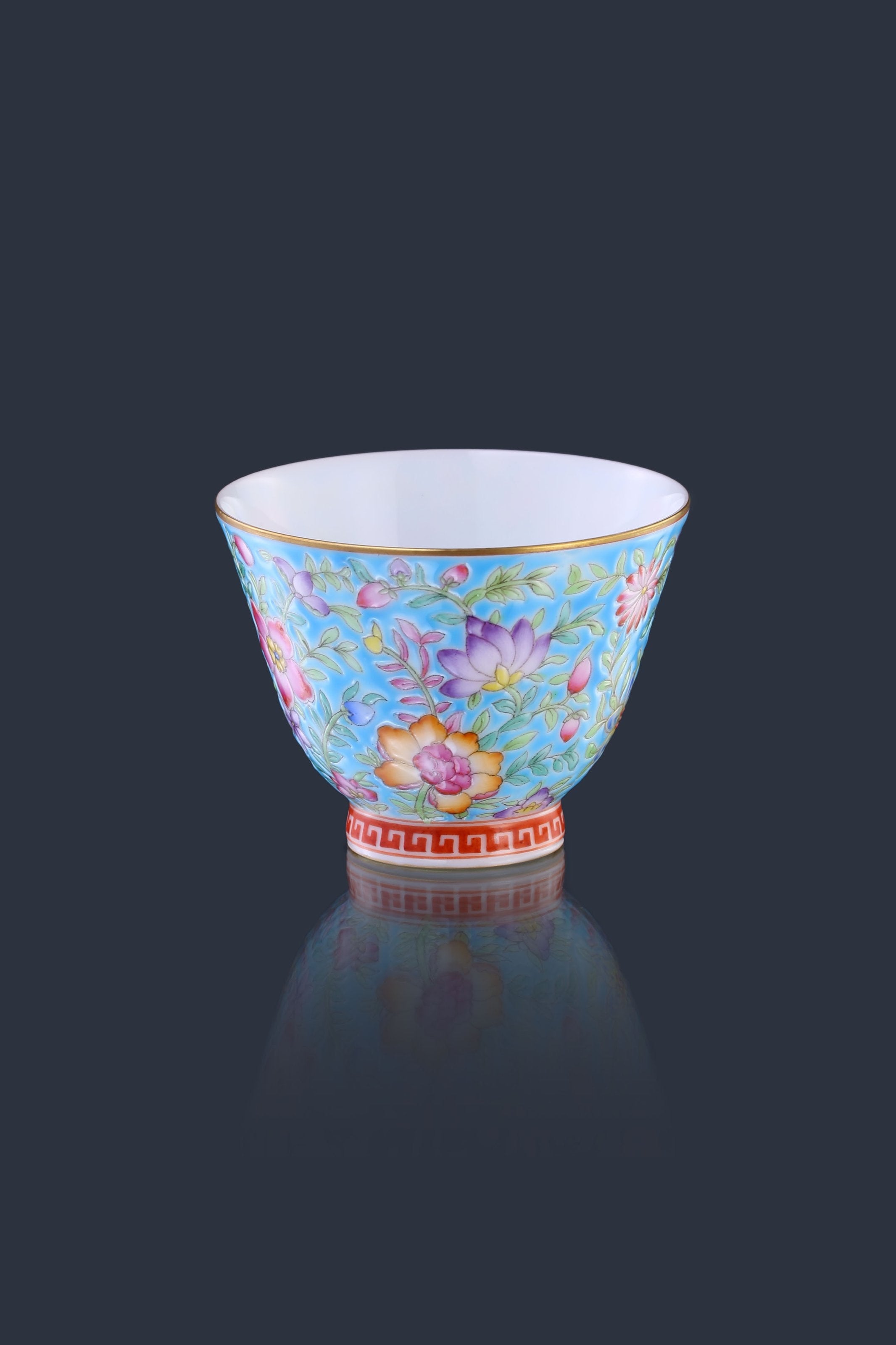 Enamel Painted Open Rim Cup