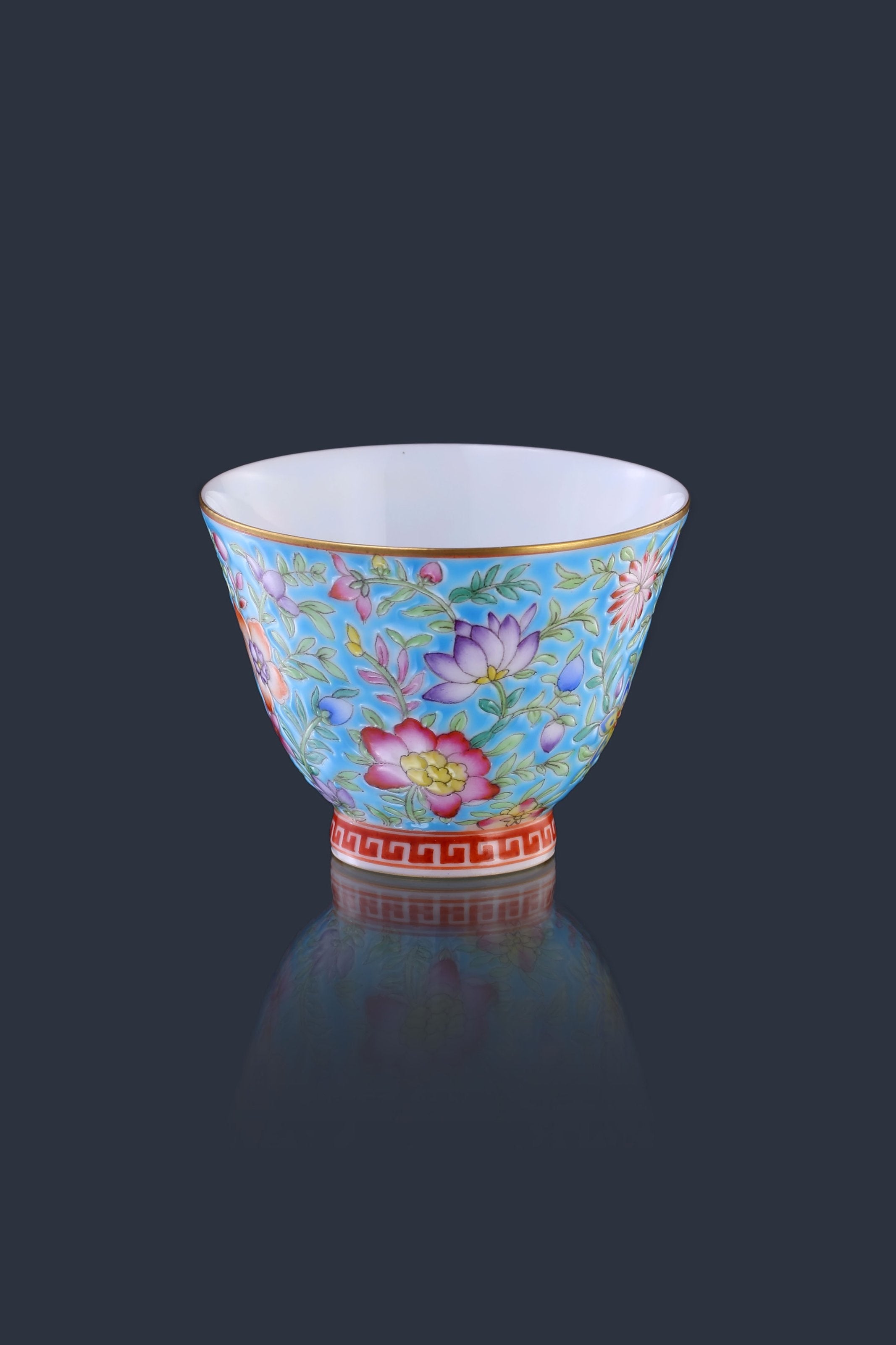 Enamel Painted Open Rim Cup
