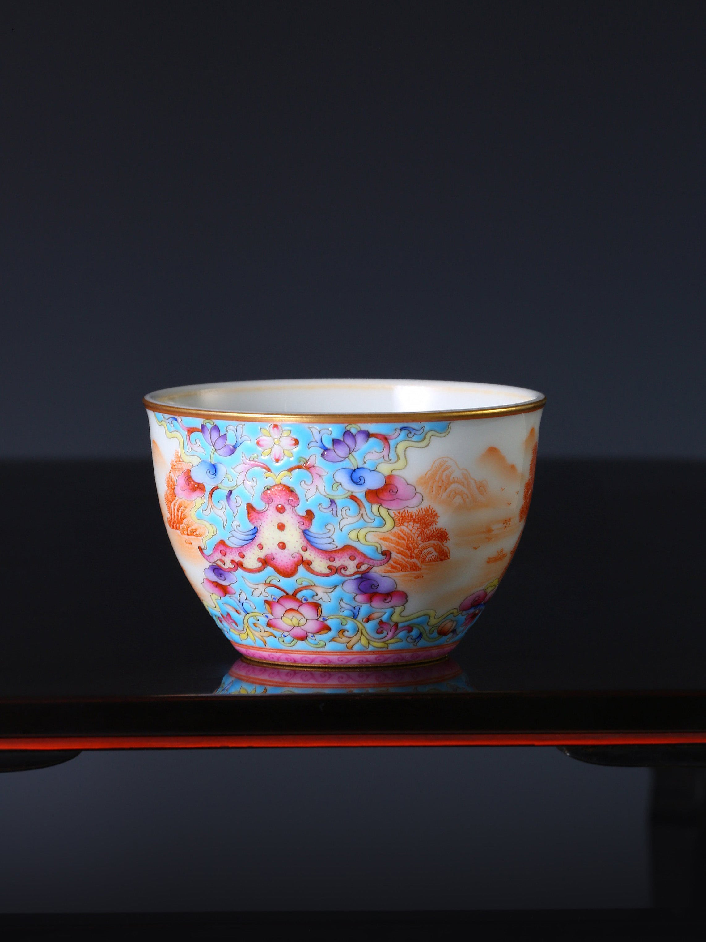 Enamel Chenghua-Style Cup