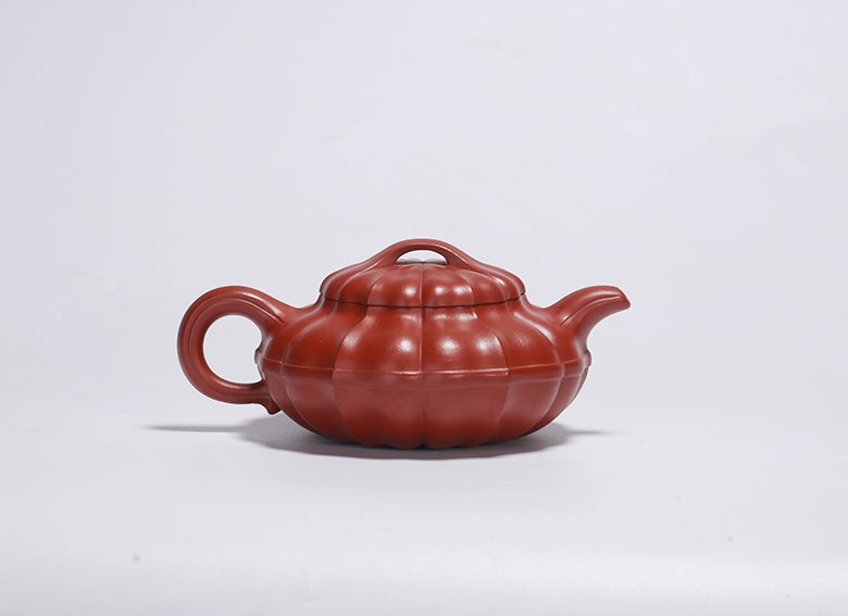 方立品製黃龍山朱泥線圓壺