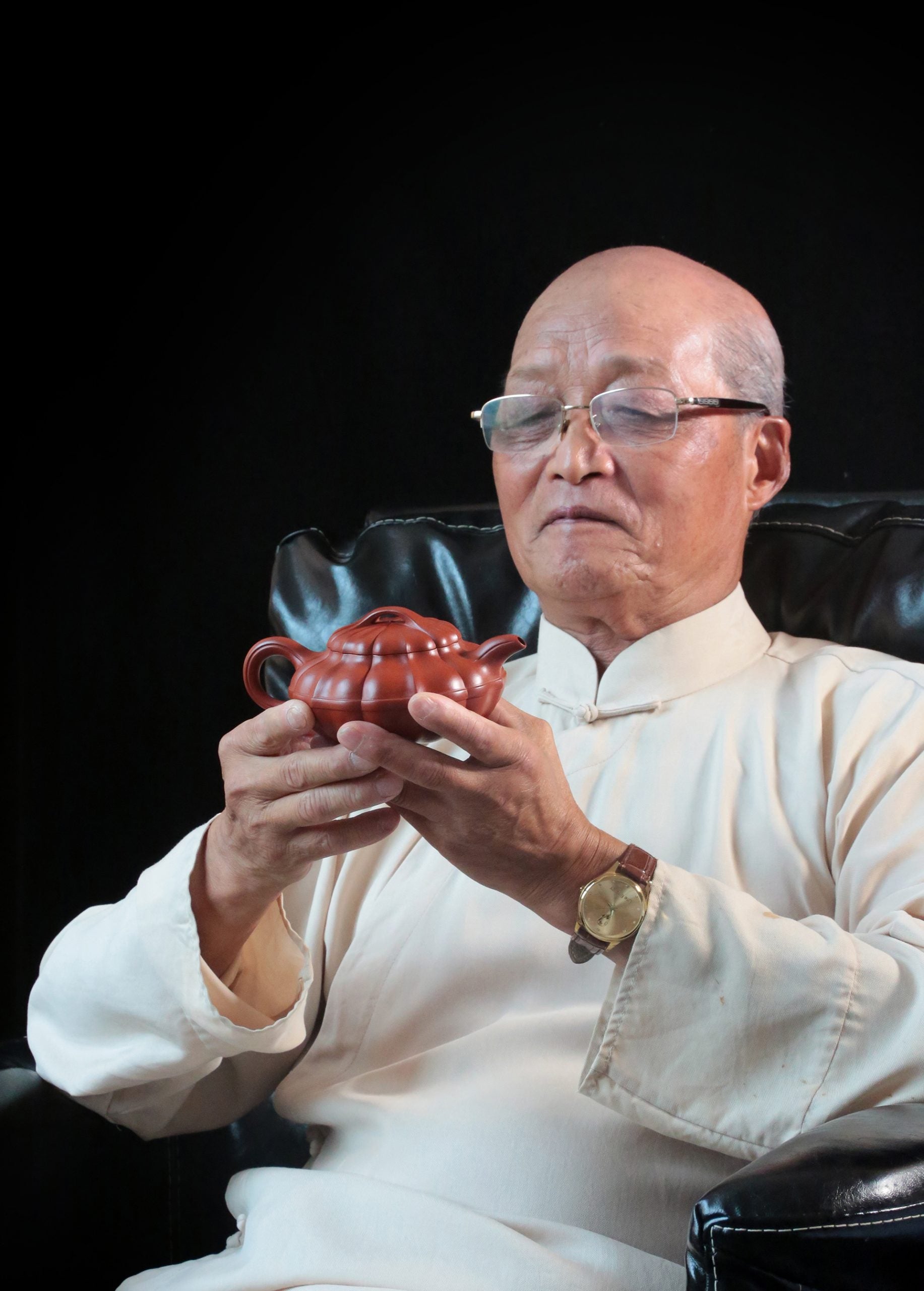 方立品製黃龍山朱泥線圓壺