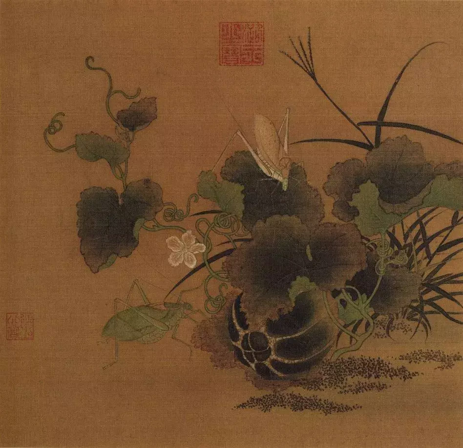 蝈蝈纯金茶则茶匙