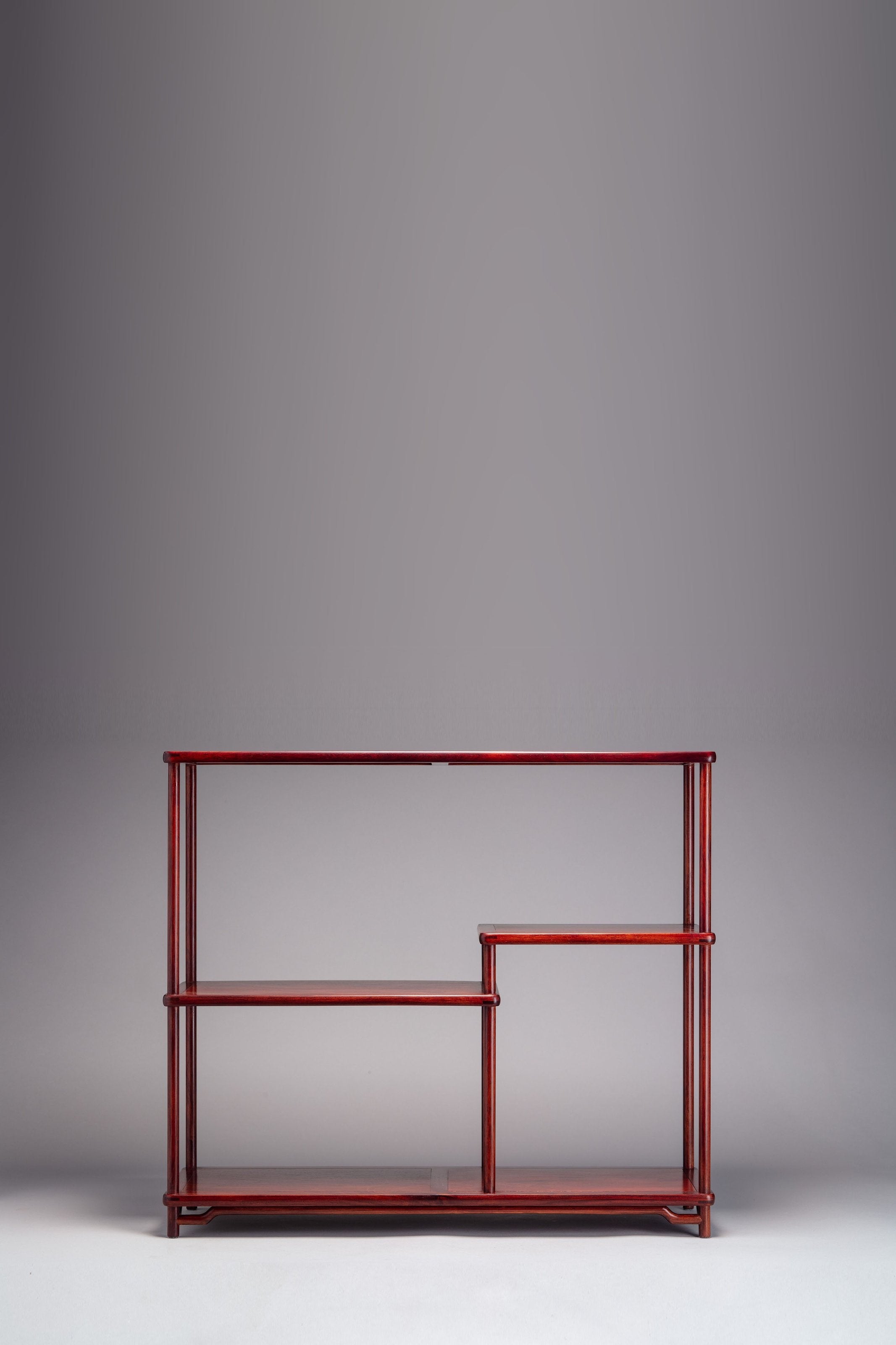 Red sandalwood miniature treasure cabinet