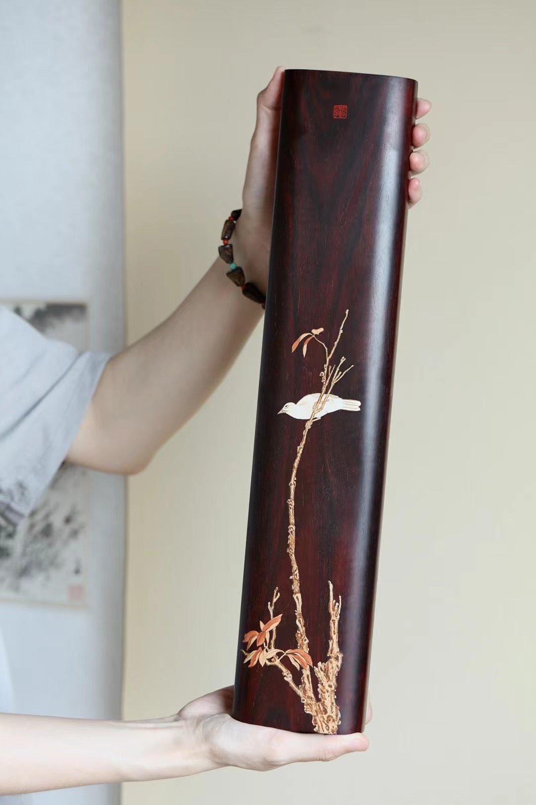 花鸟闲情小叶紫檀