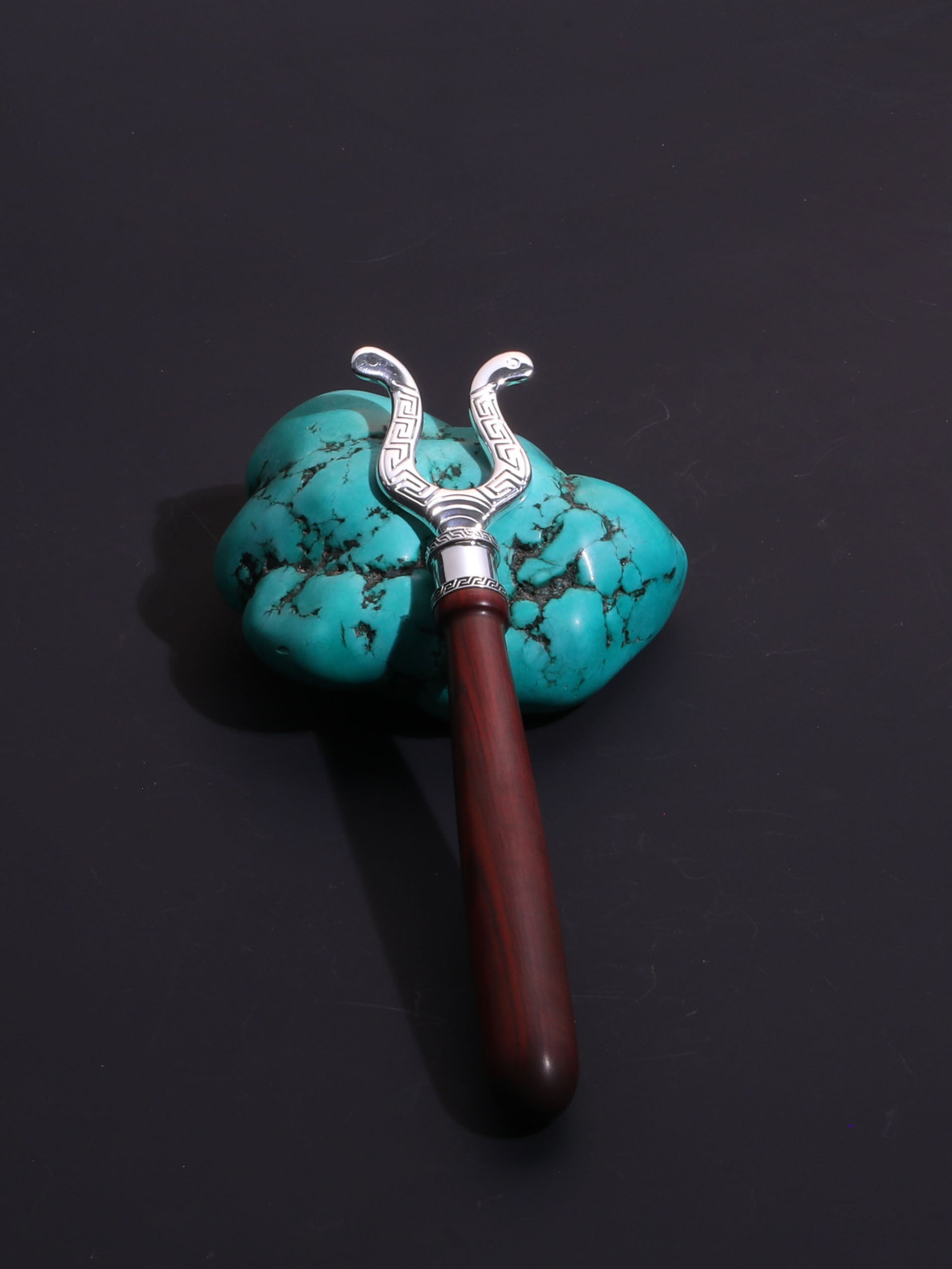 素简纯银茶挑|茶拨