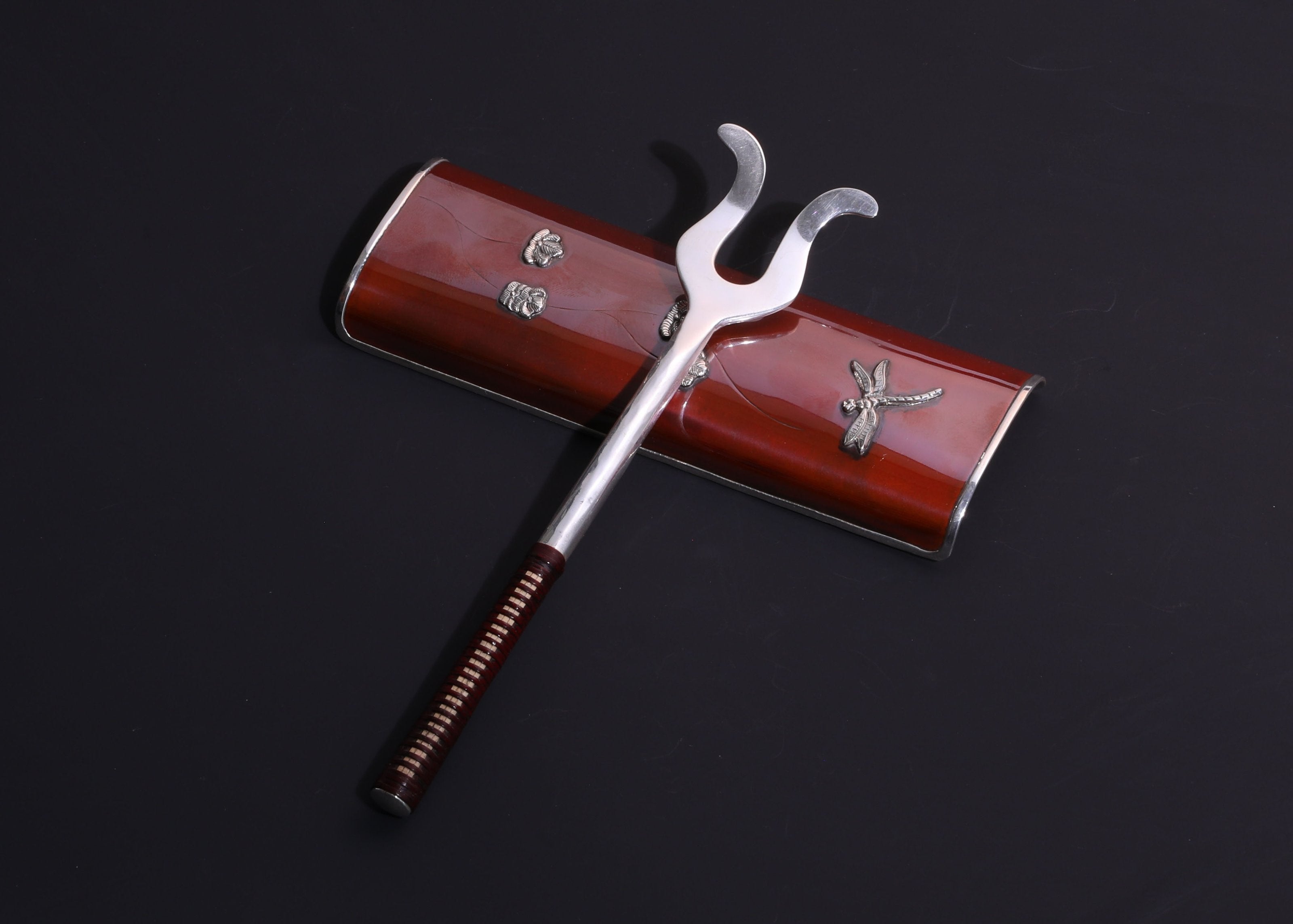 素简纯银茶挑|茶拨