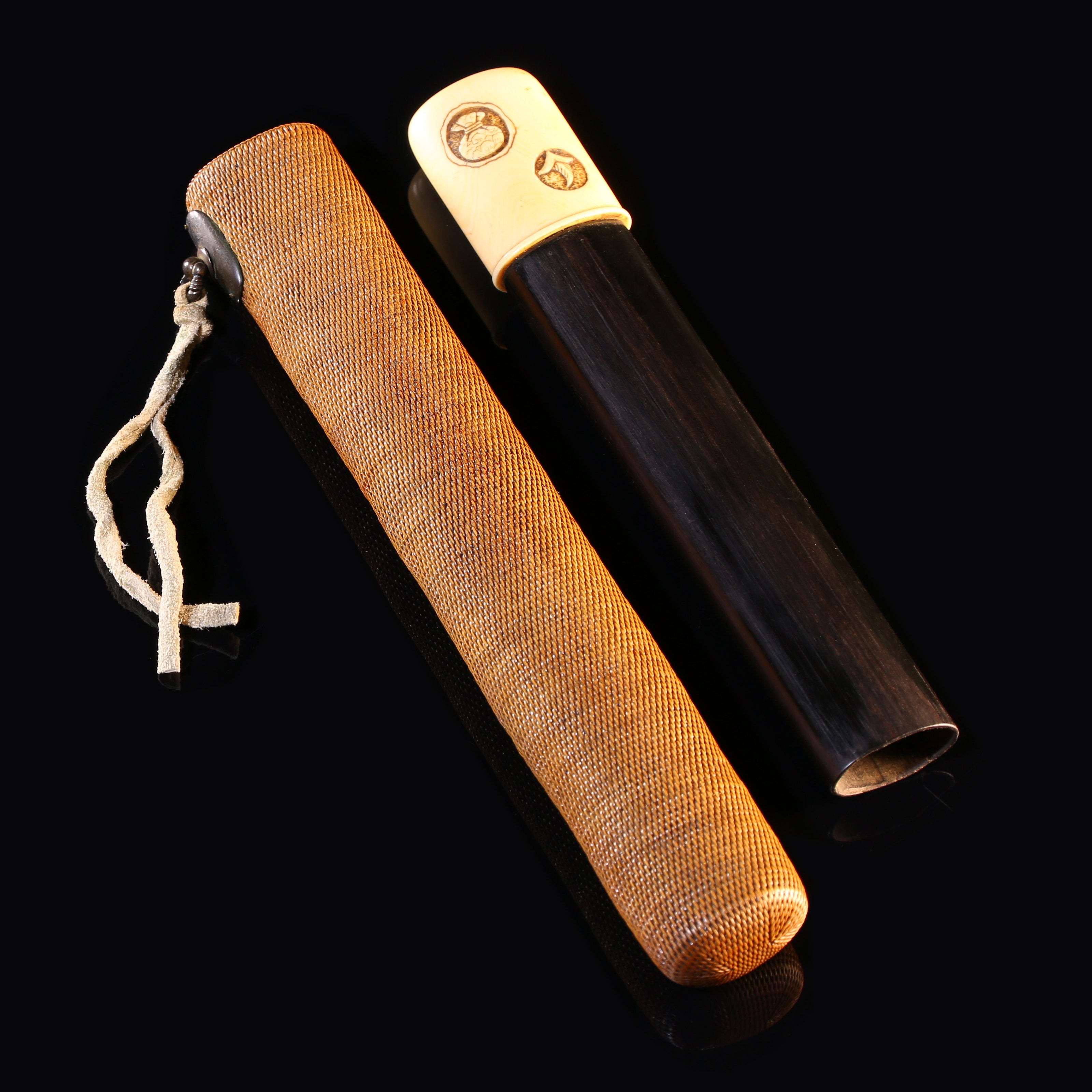 鲸鱼须编织香筒