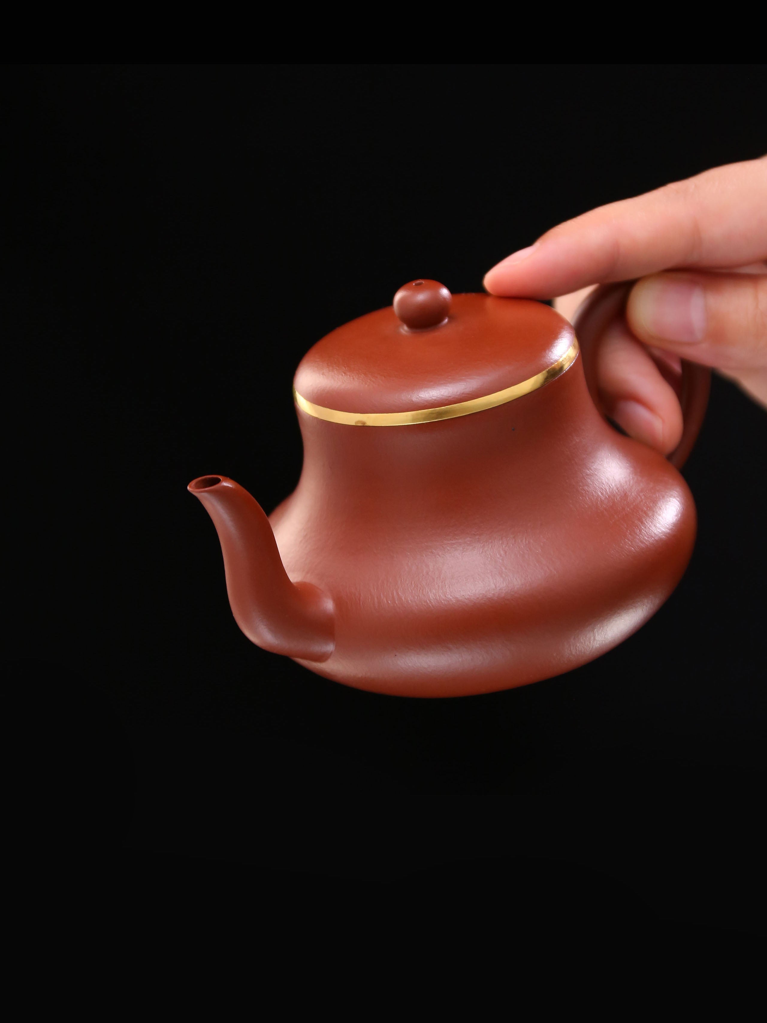 Qin Xun's Zhaozhuang Aged Zhuni Clay Junde teapot