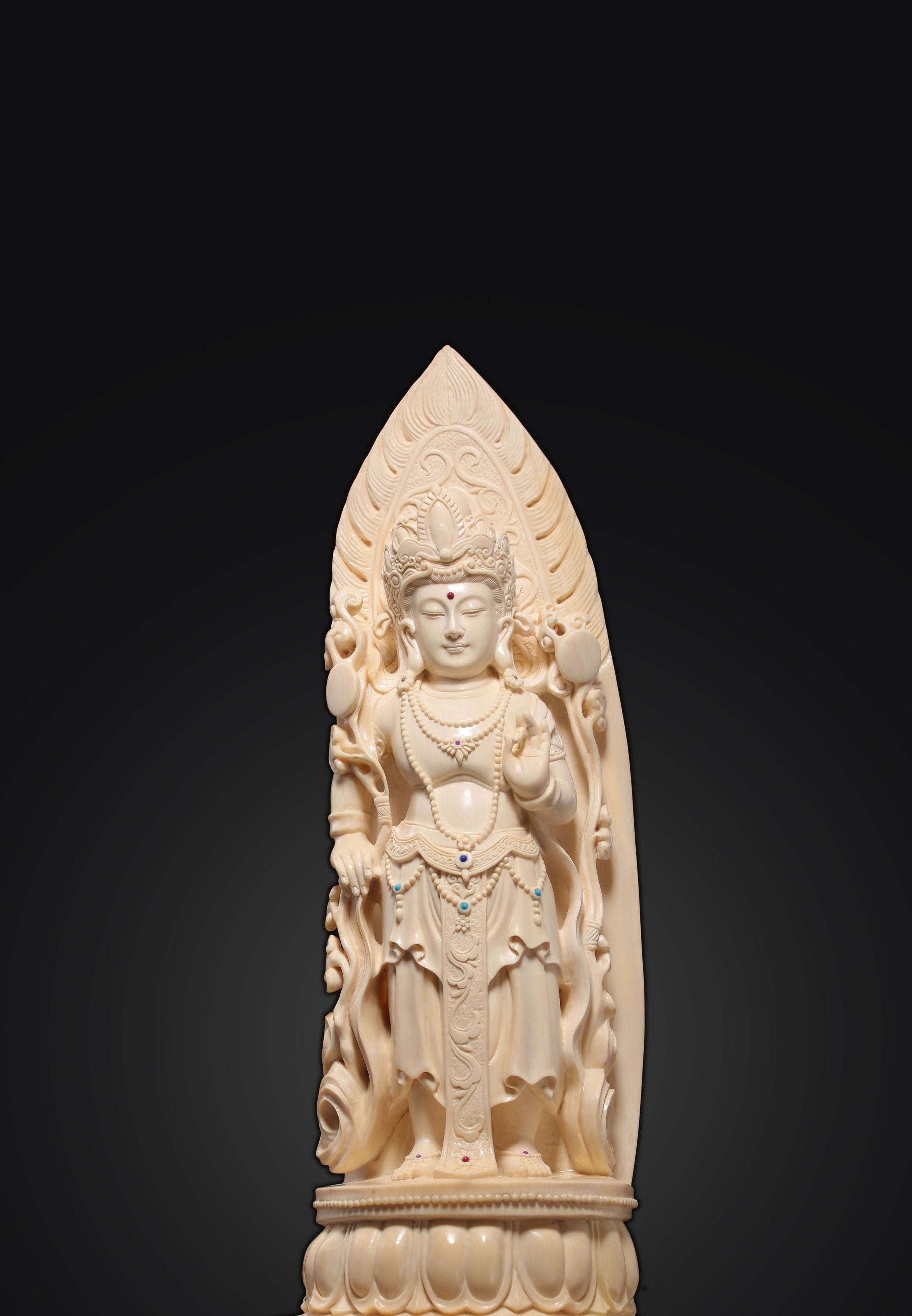 Guanyin on a lotus base
