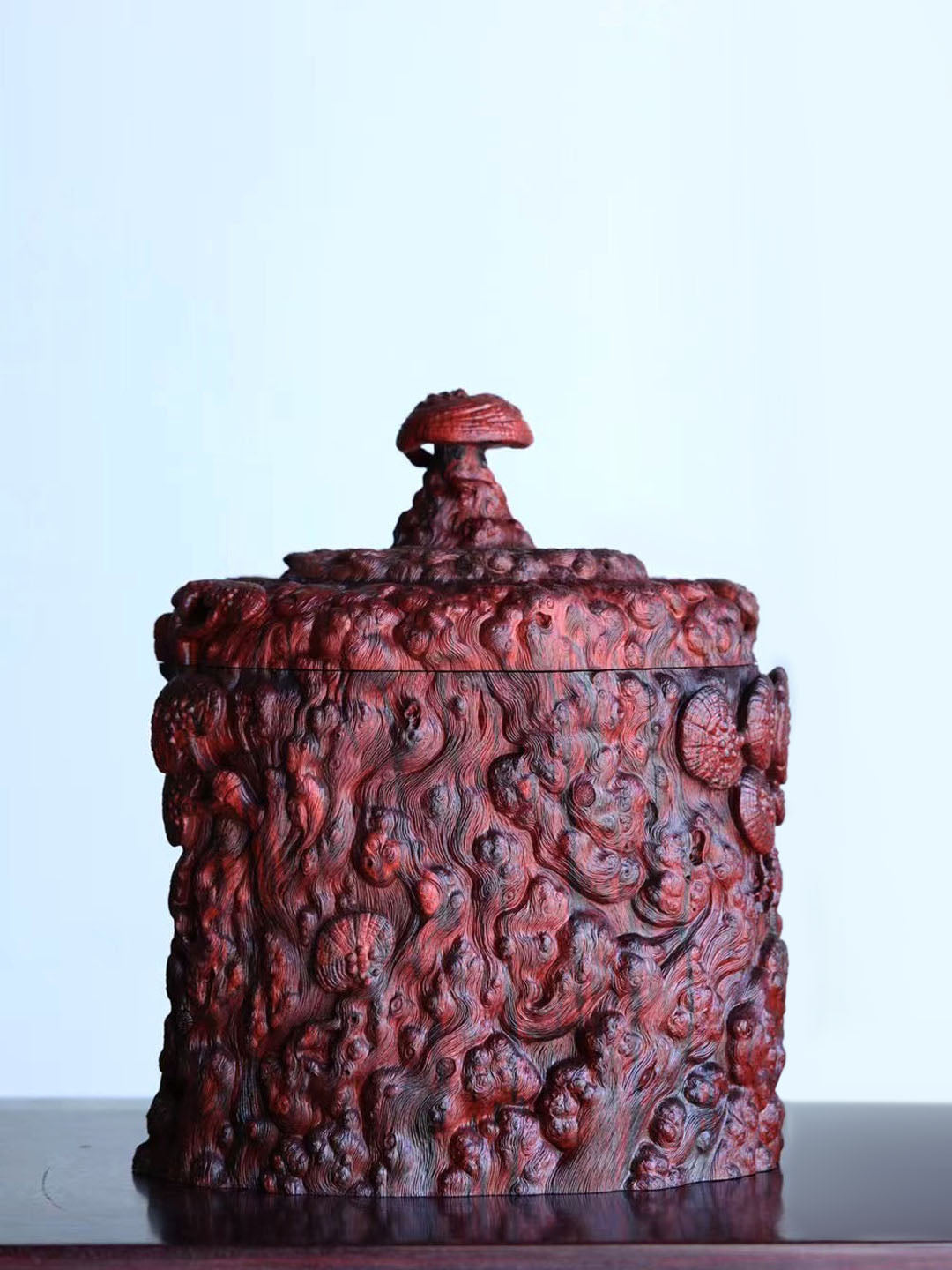 小叶紫檀 灵芝大茶仓