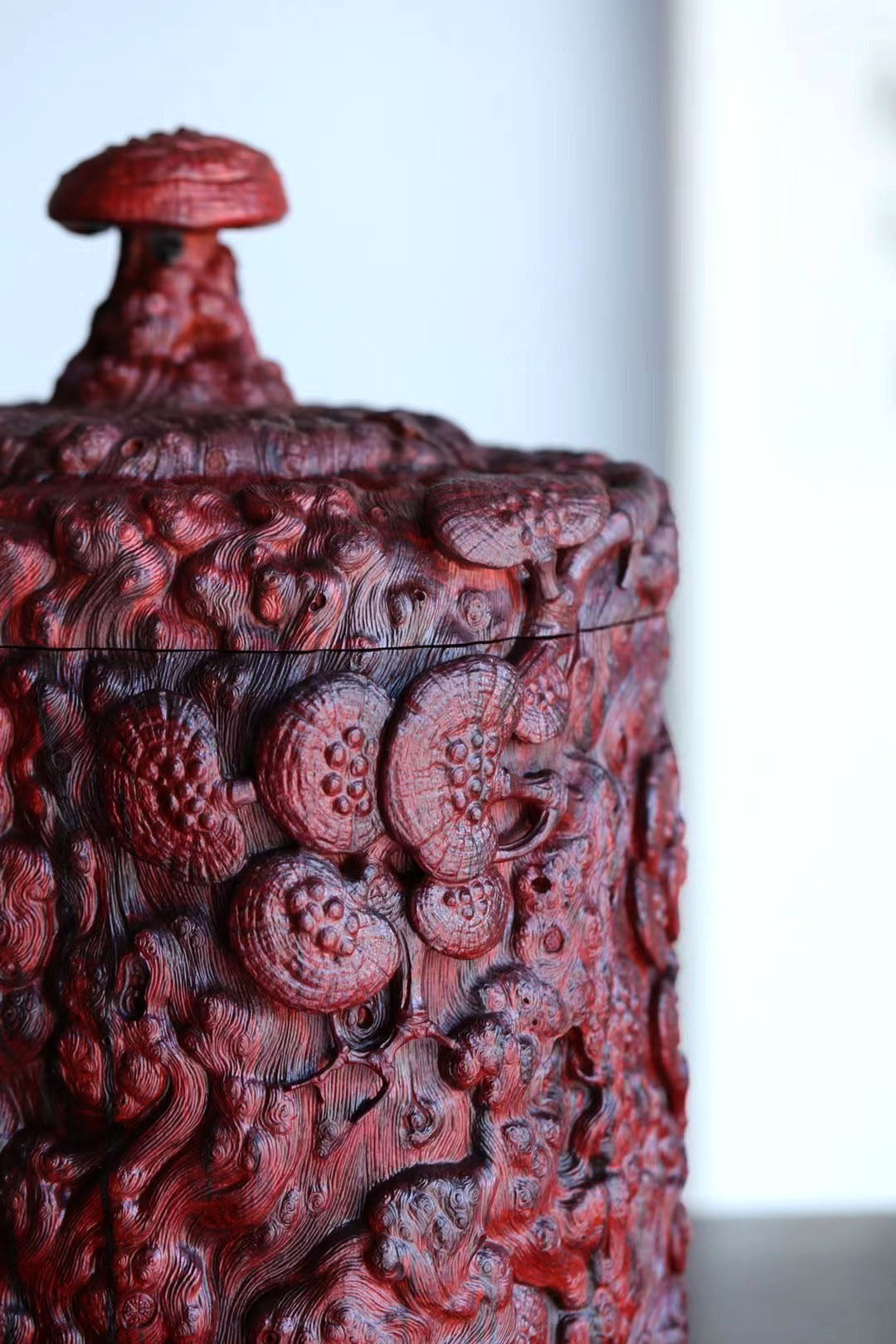 小叶紫檀 灵芝大茶仓