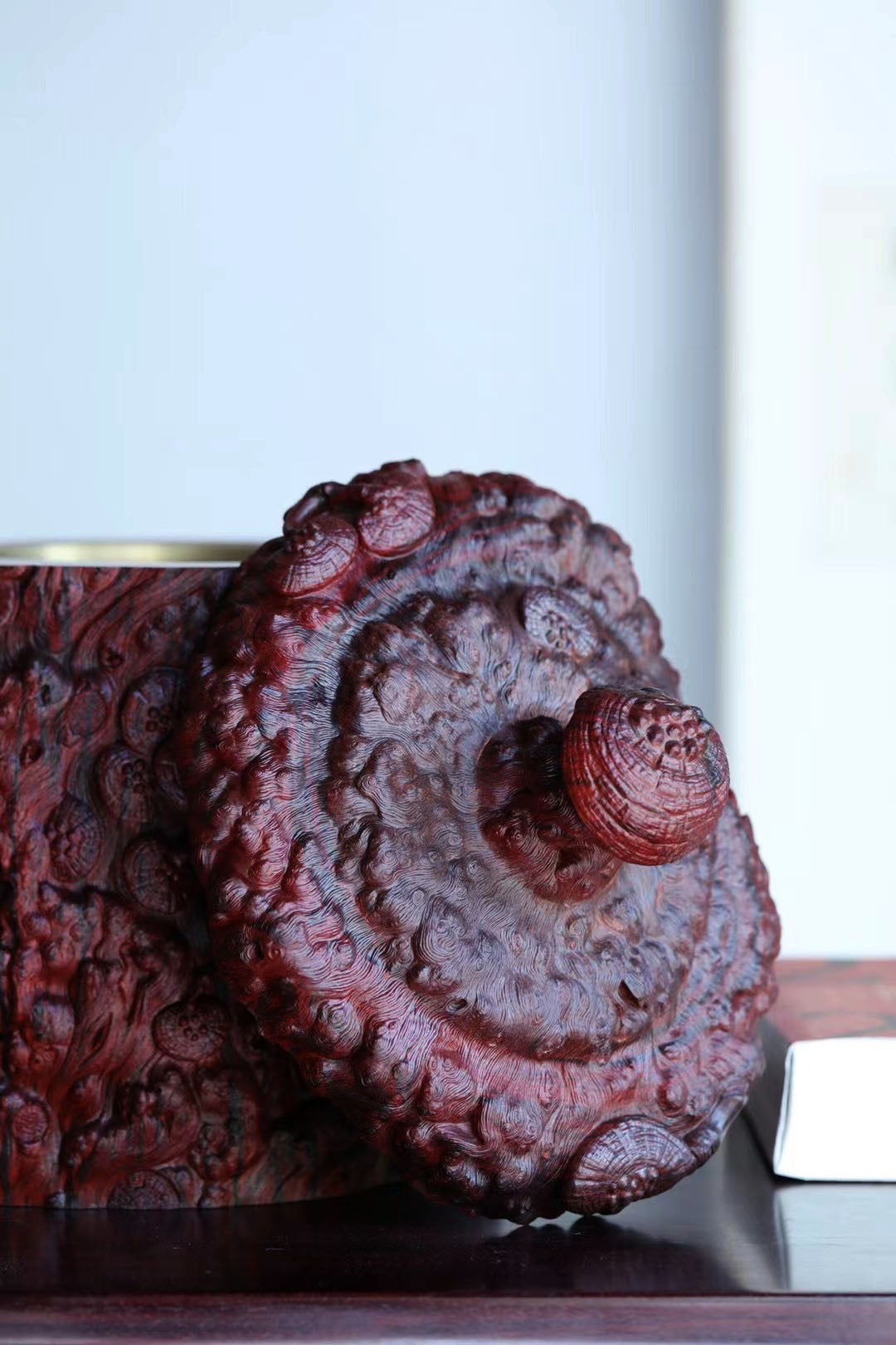 小叶紫檀 灵芝大茶仓