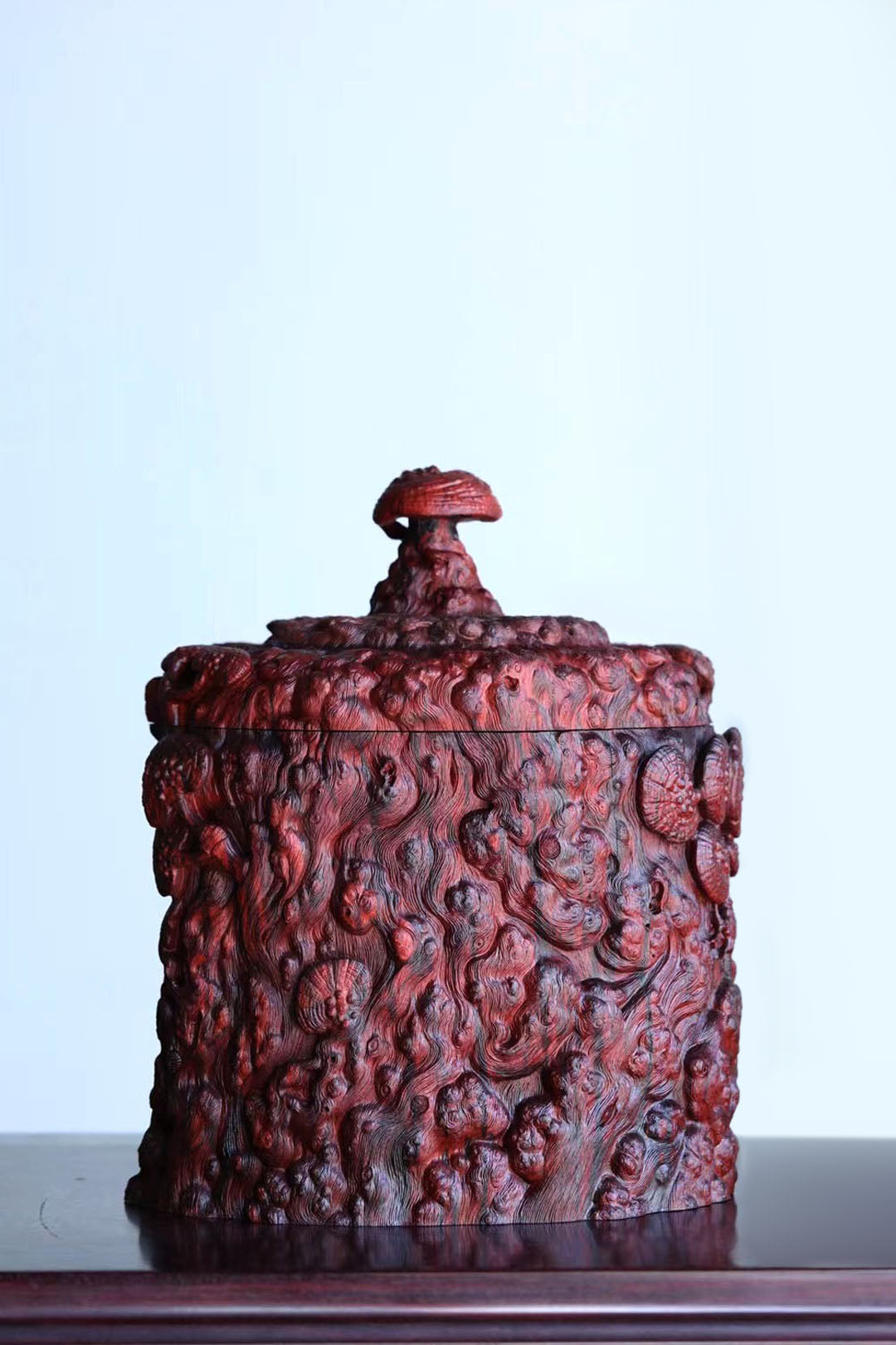 小叶紫檀 灵芝大茶仓