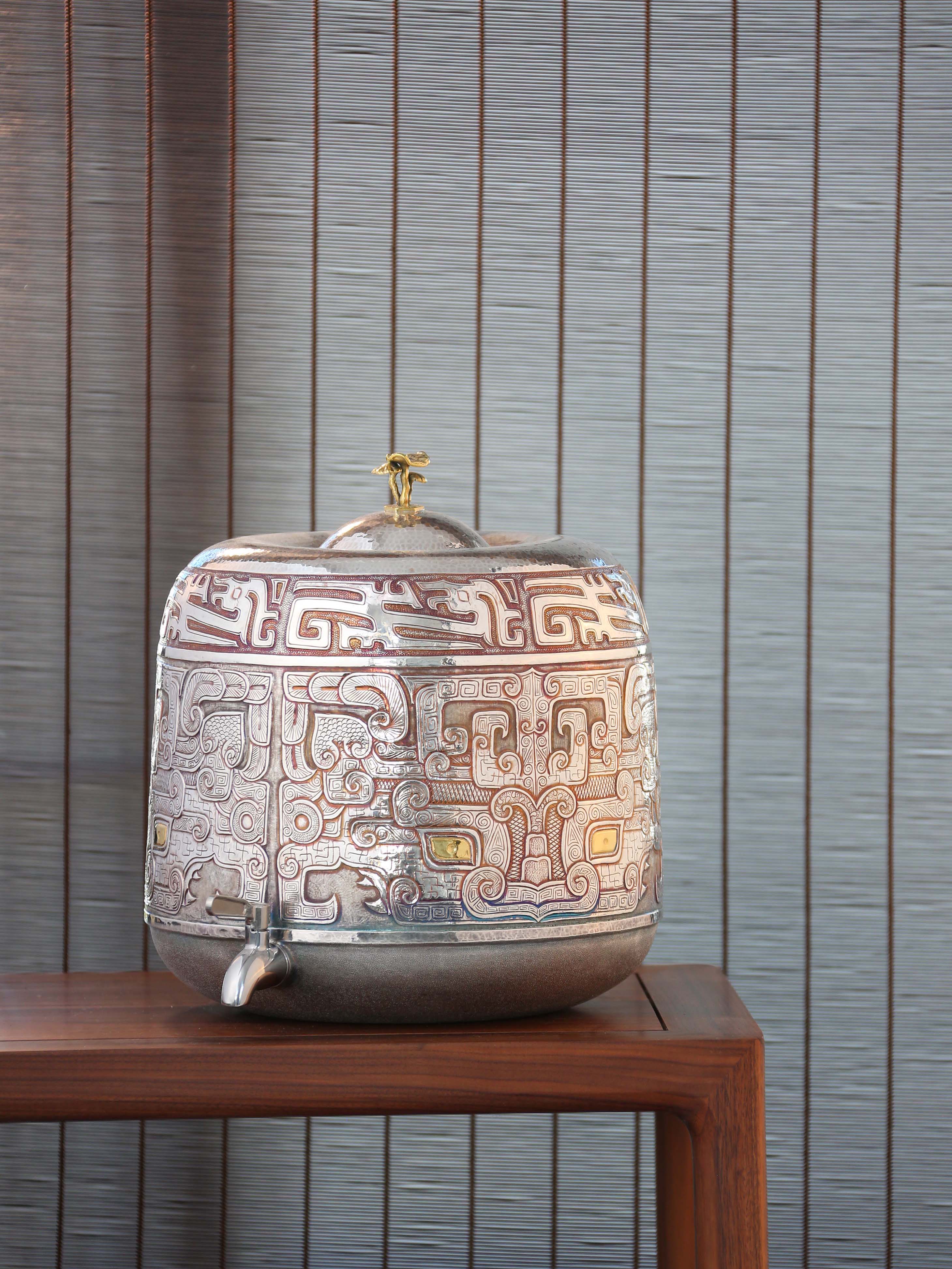 Lingzhi Picking Pot | Pure Silver