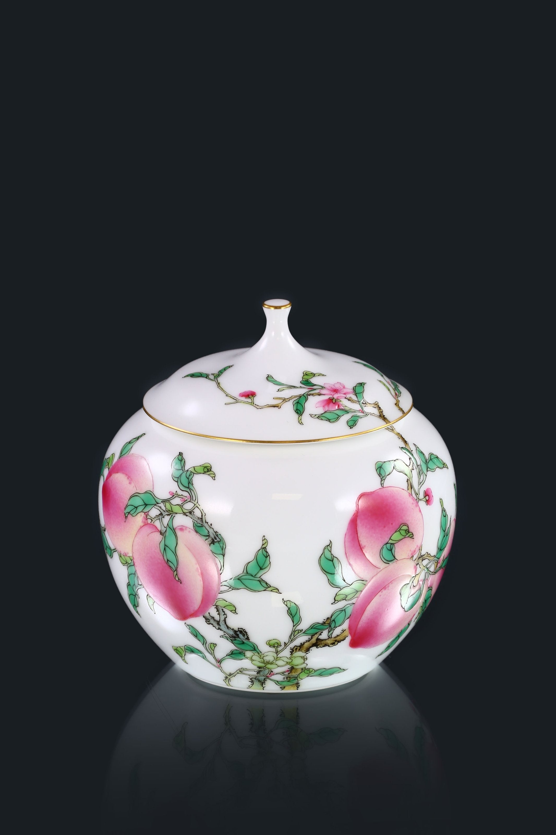 六桃苹果茶叶罐