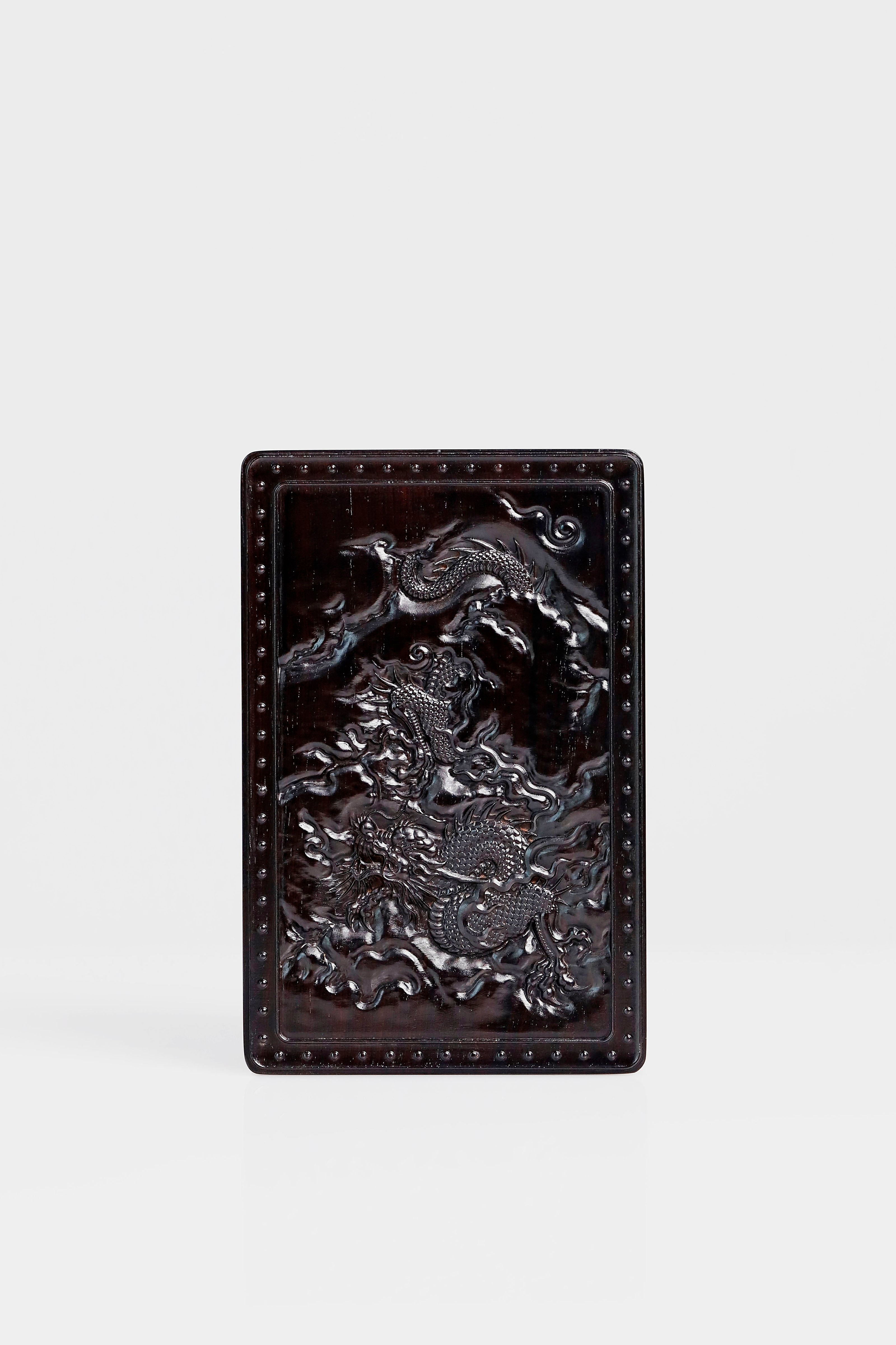 Purple Sandalwood Dragon Soaring Ten Thousand Miles Small Tea Box