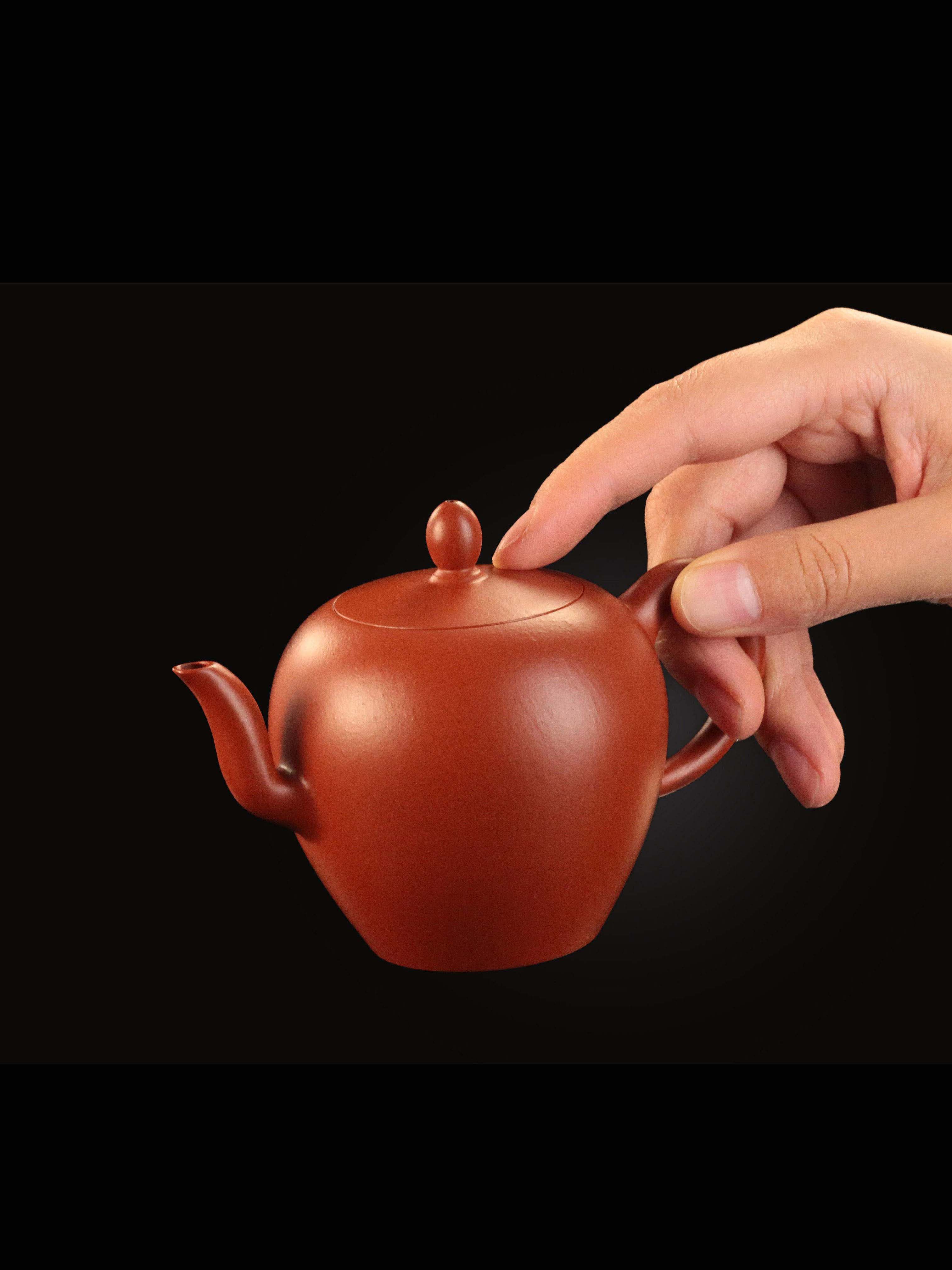 Beauty Shoulder Teapot - Huanglongshan Zhu Ni (Red Clay)