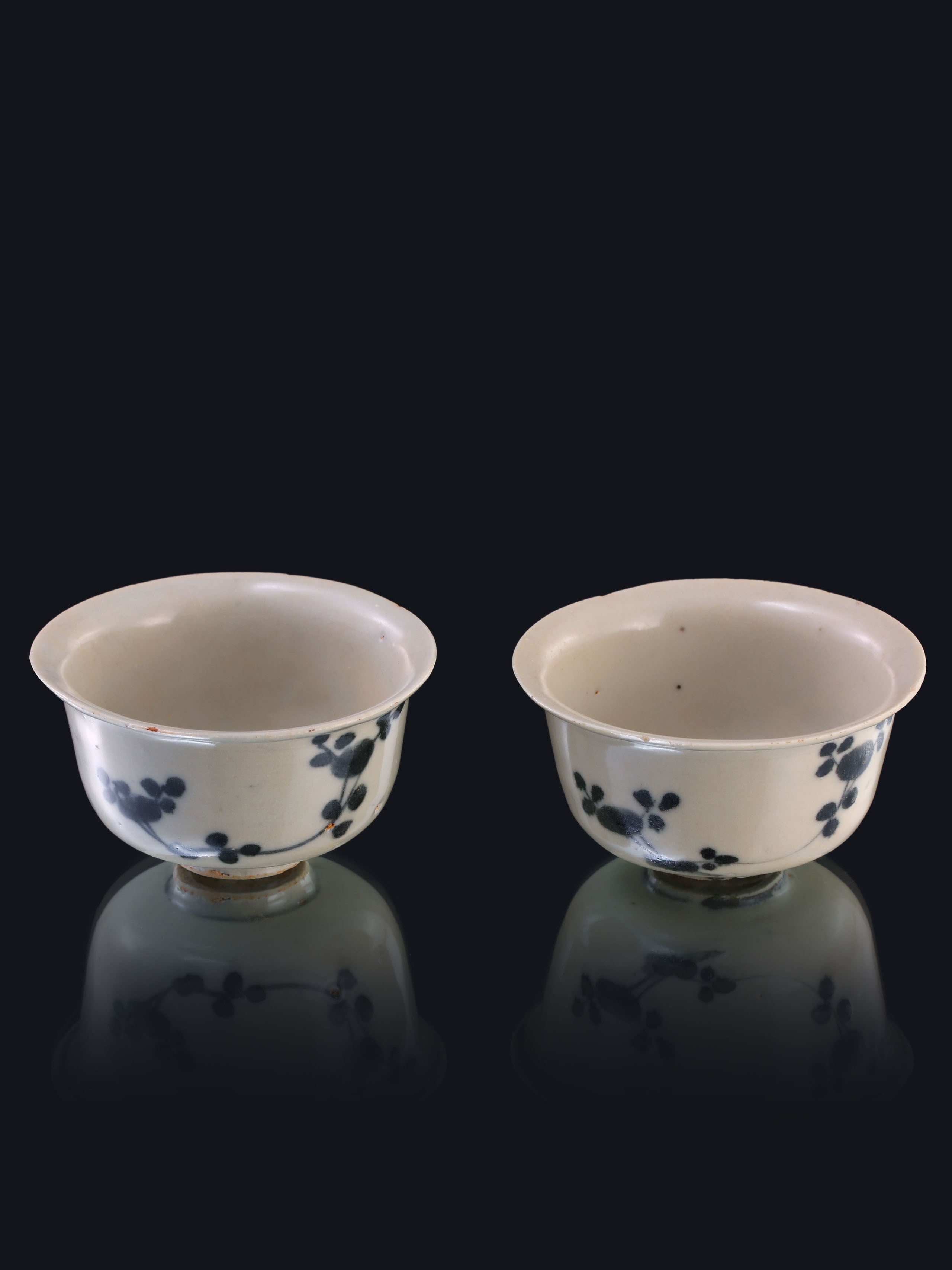 復刻明代天啟石子青 青花茗杯