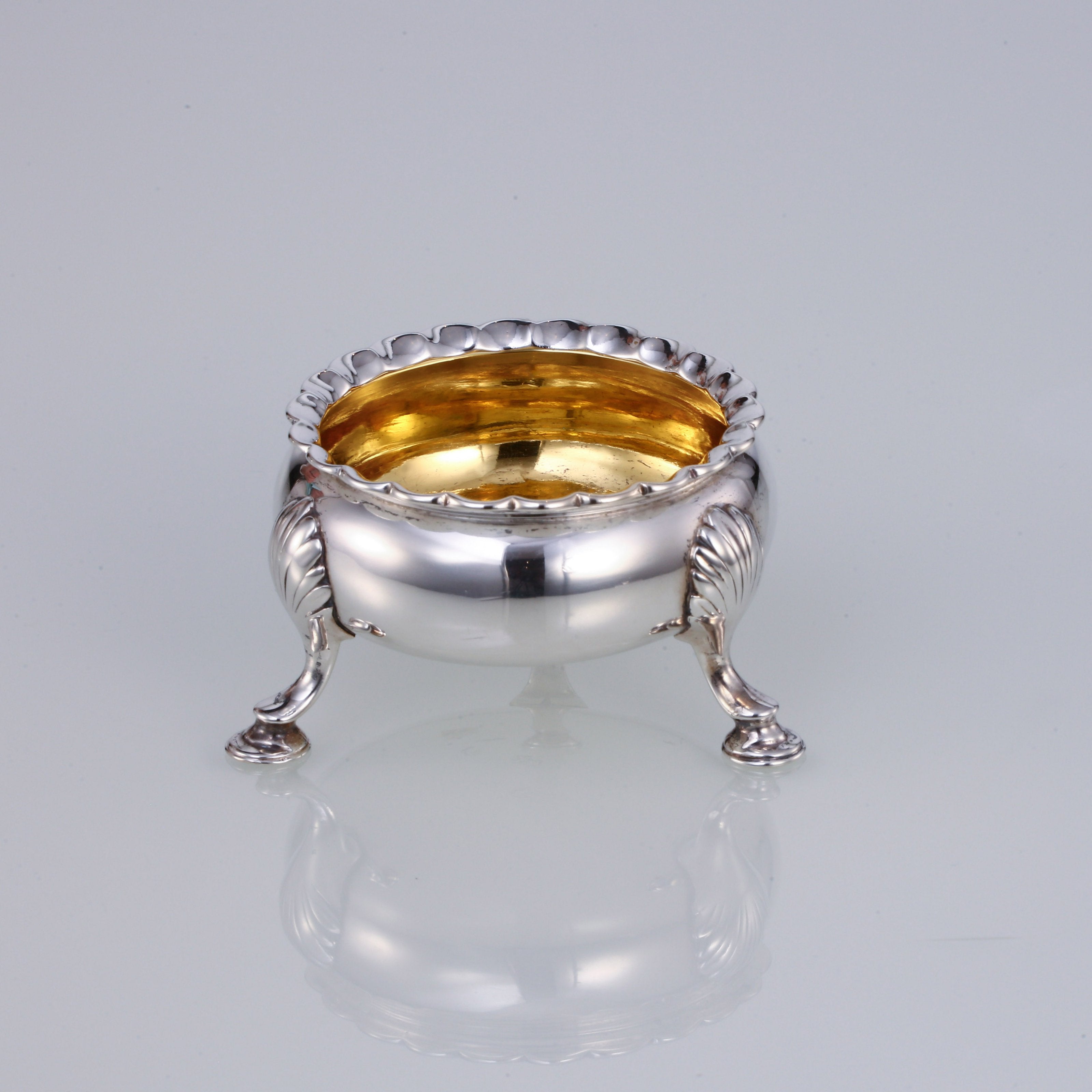 欧洲古董纯银玫瑰花茶滤一套