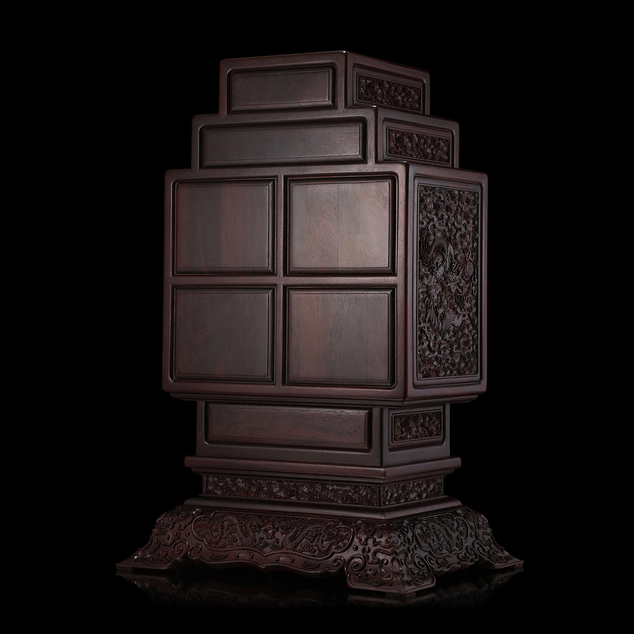 小叶紫檀乾隆云龙柜