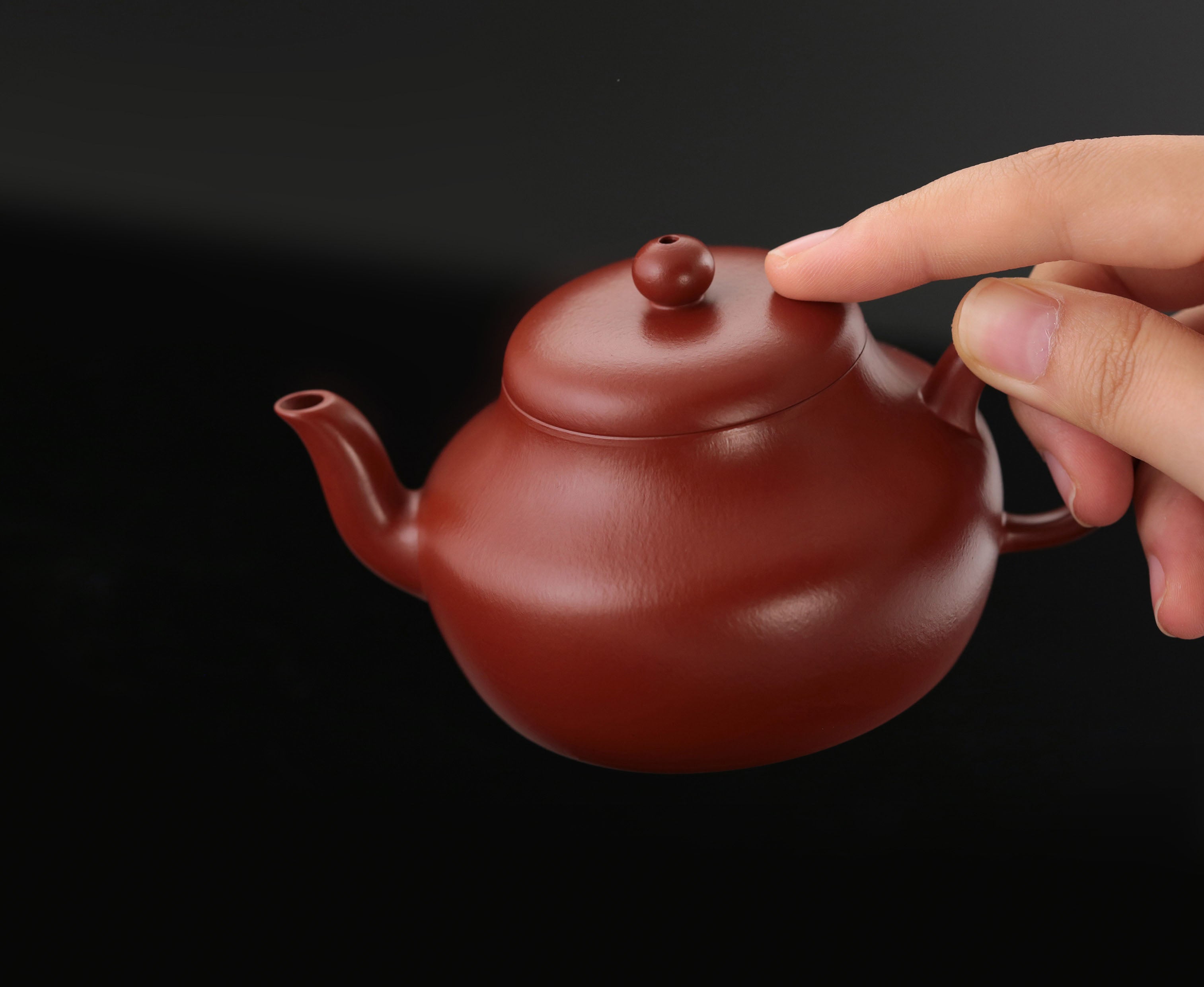 秦巡製小煤窯朱泥君德壺