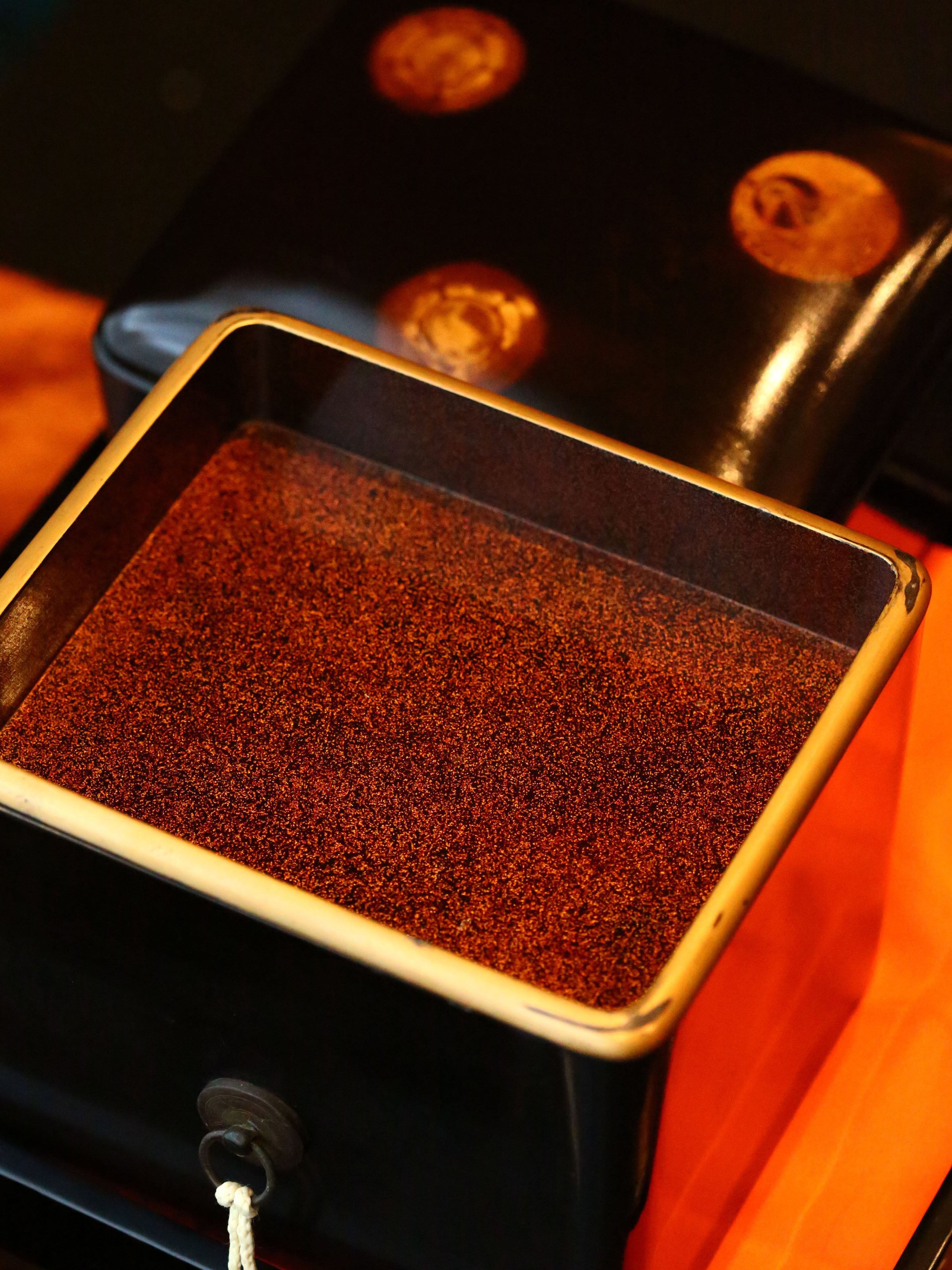 日本江户大漆茶道箱