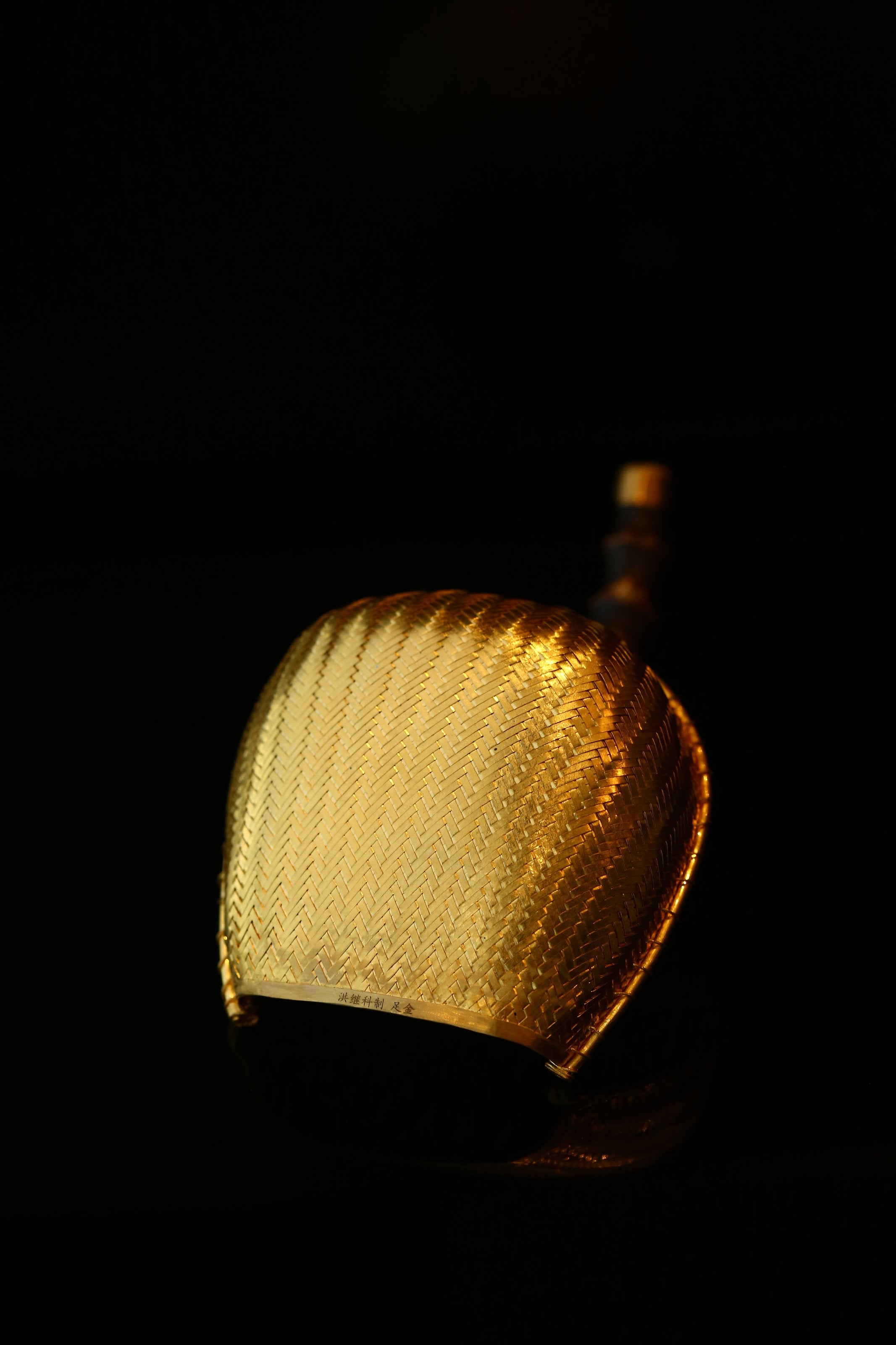 日進鬥金純銀純金茶漏、茶則、茶撥