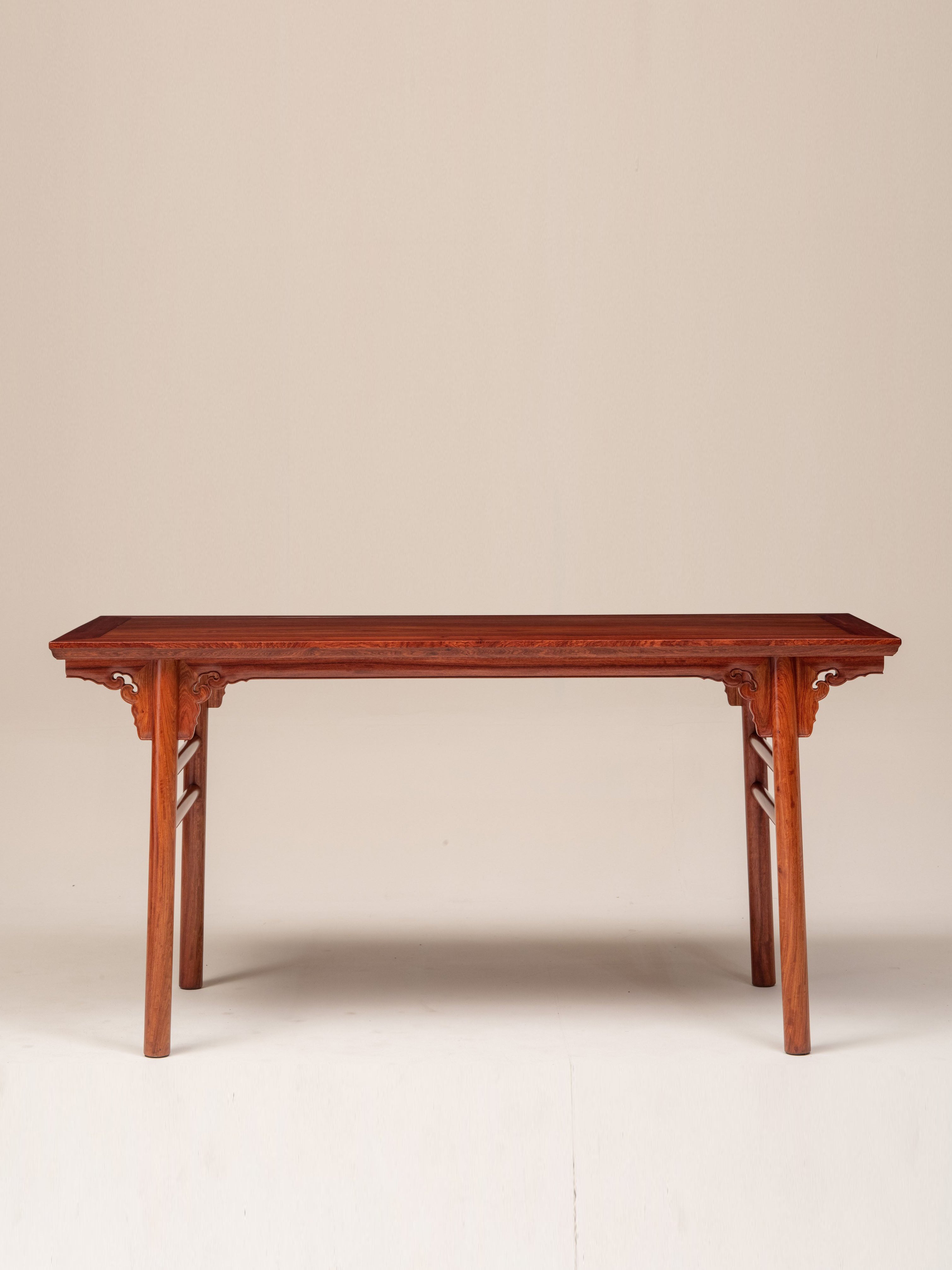 Zambian rosewood/red sandalwood/Burmese rosewood cloud pattern panel t