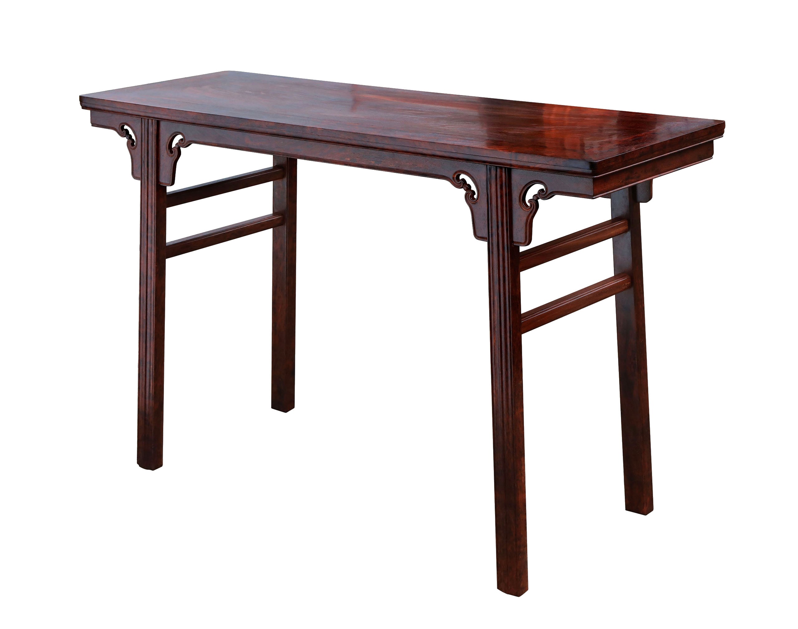 Zambian rosewood/red sandalwood/Burmese rosewood cloud pattern panel t