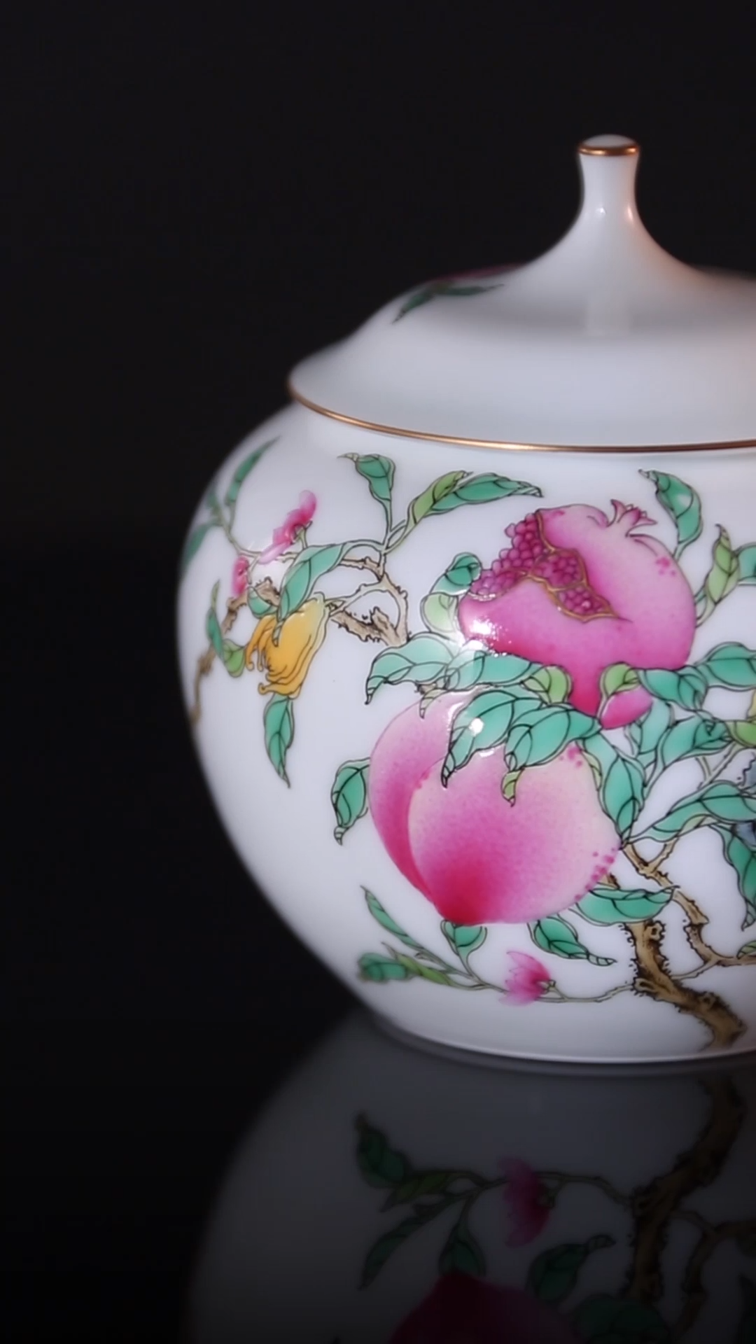 三多苹果茶叶罐