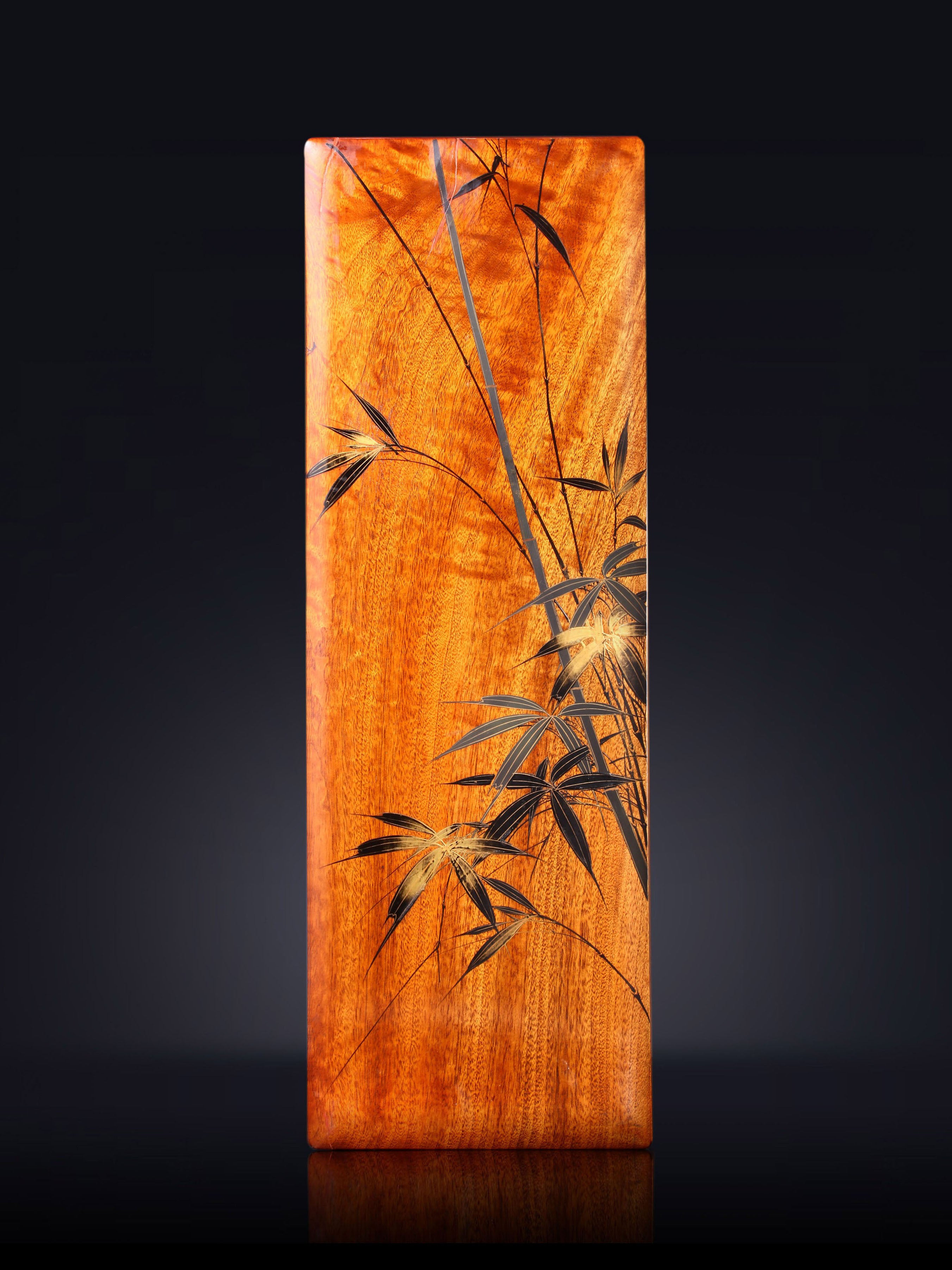 日本莳绘竹文房盒