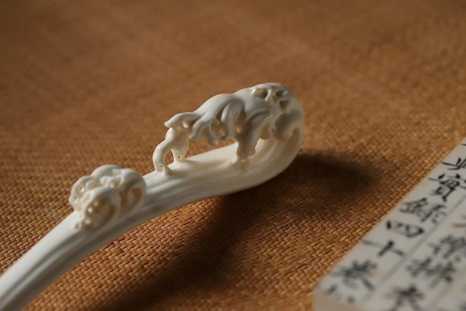 鹿角顺风顺如意笔搁