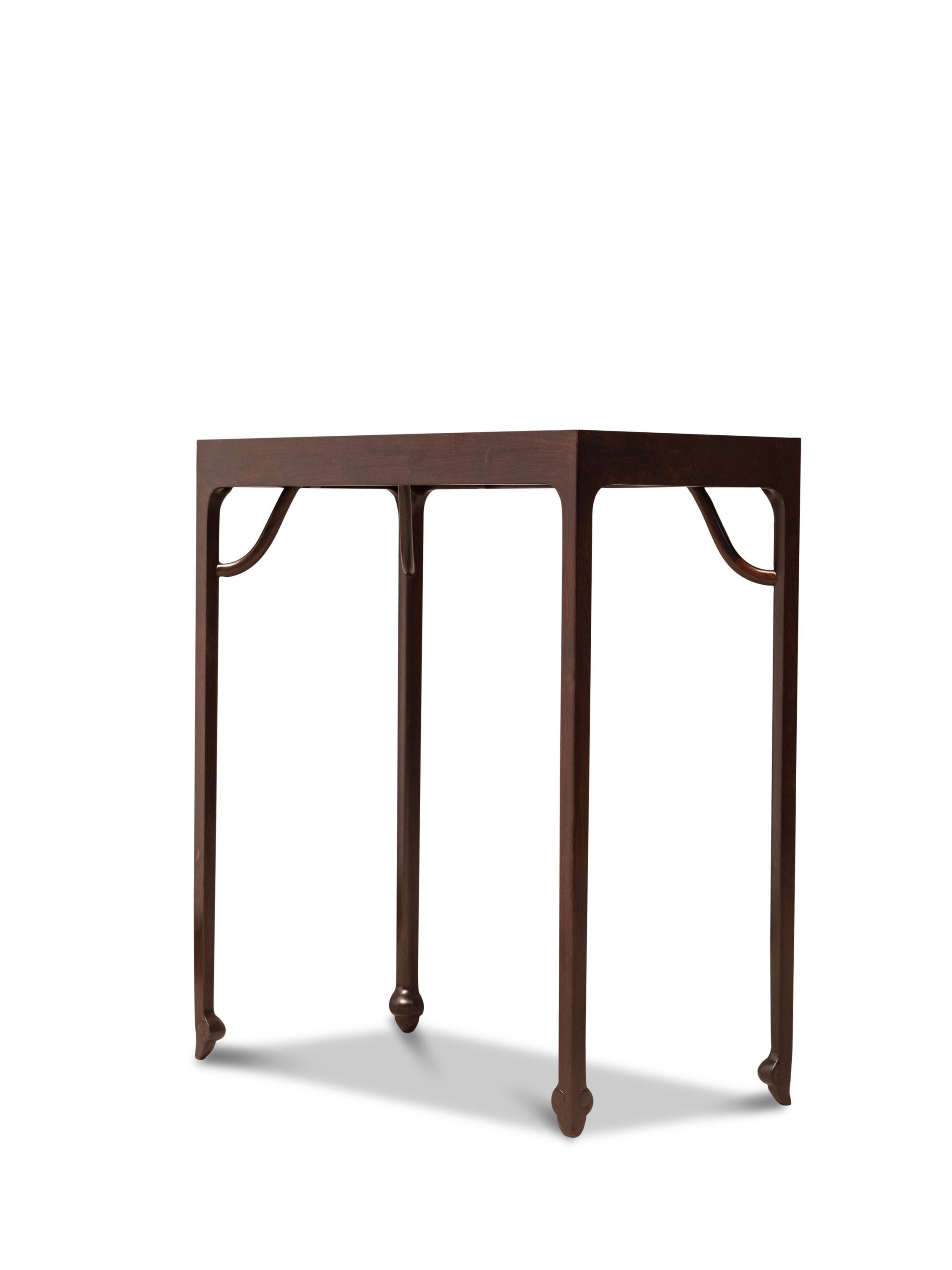 黑酸枝嵌金丝楠面心