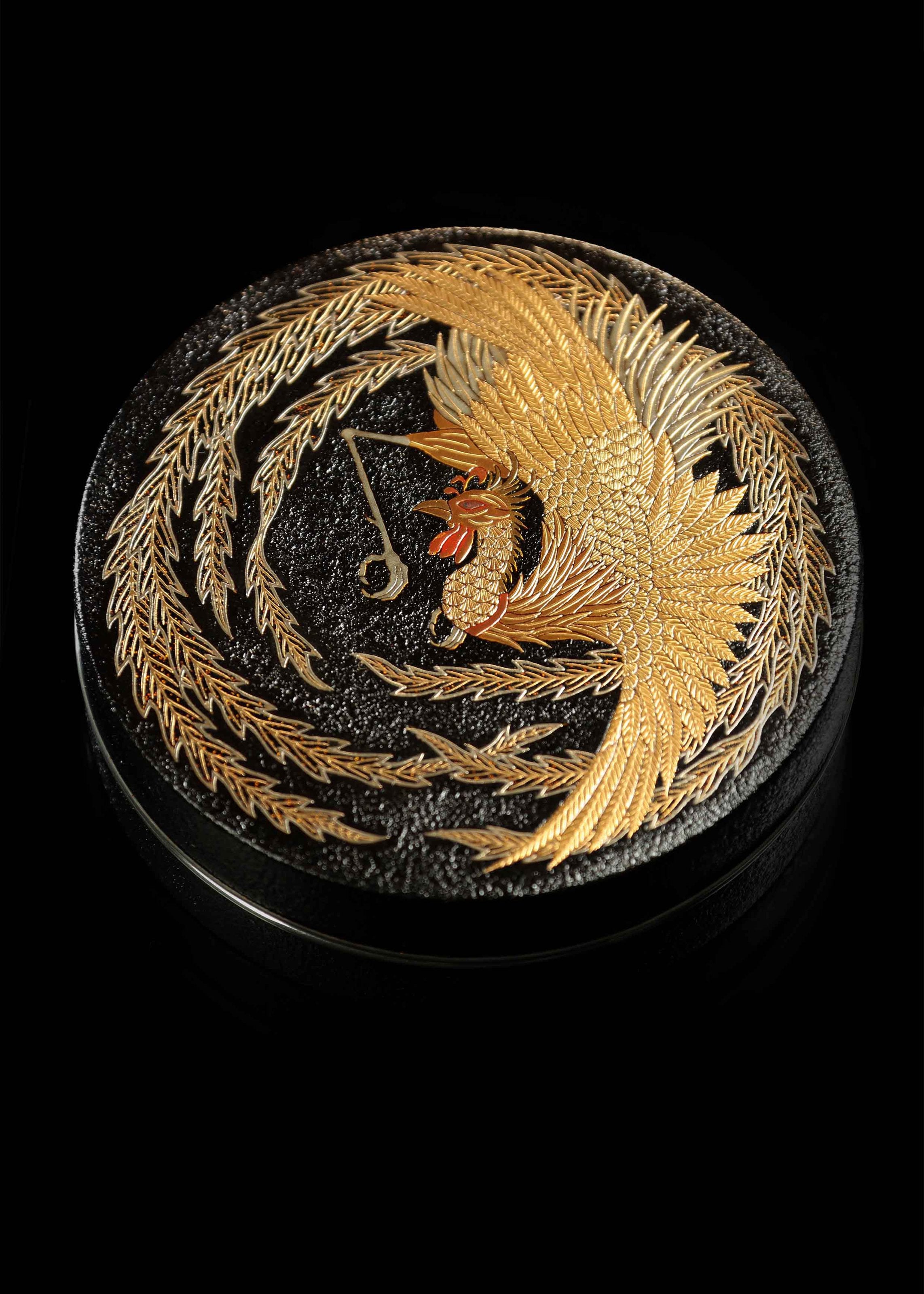 鳳紋茶棗|松山作品