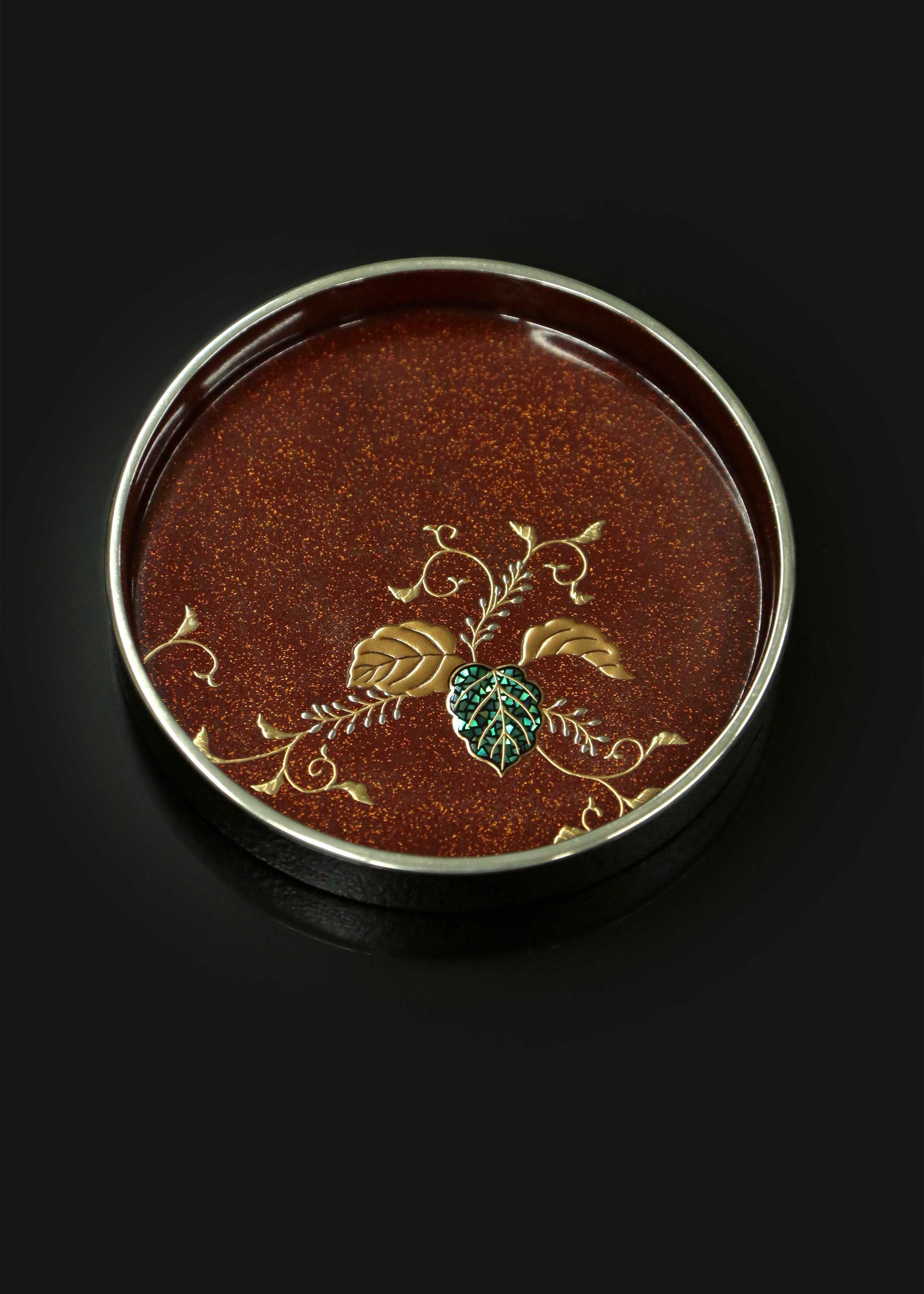 鳳紋茶棗|松山作品