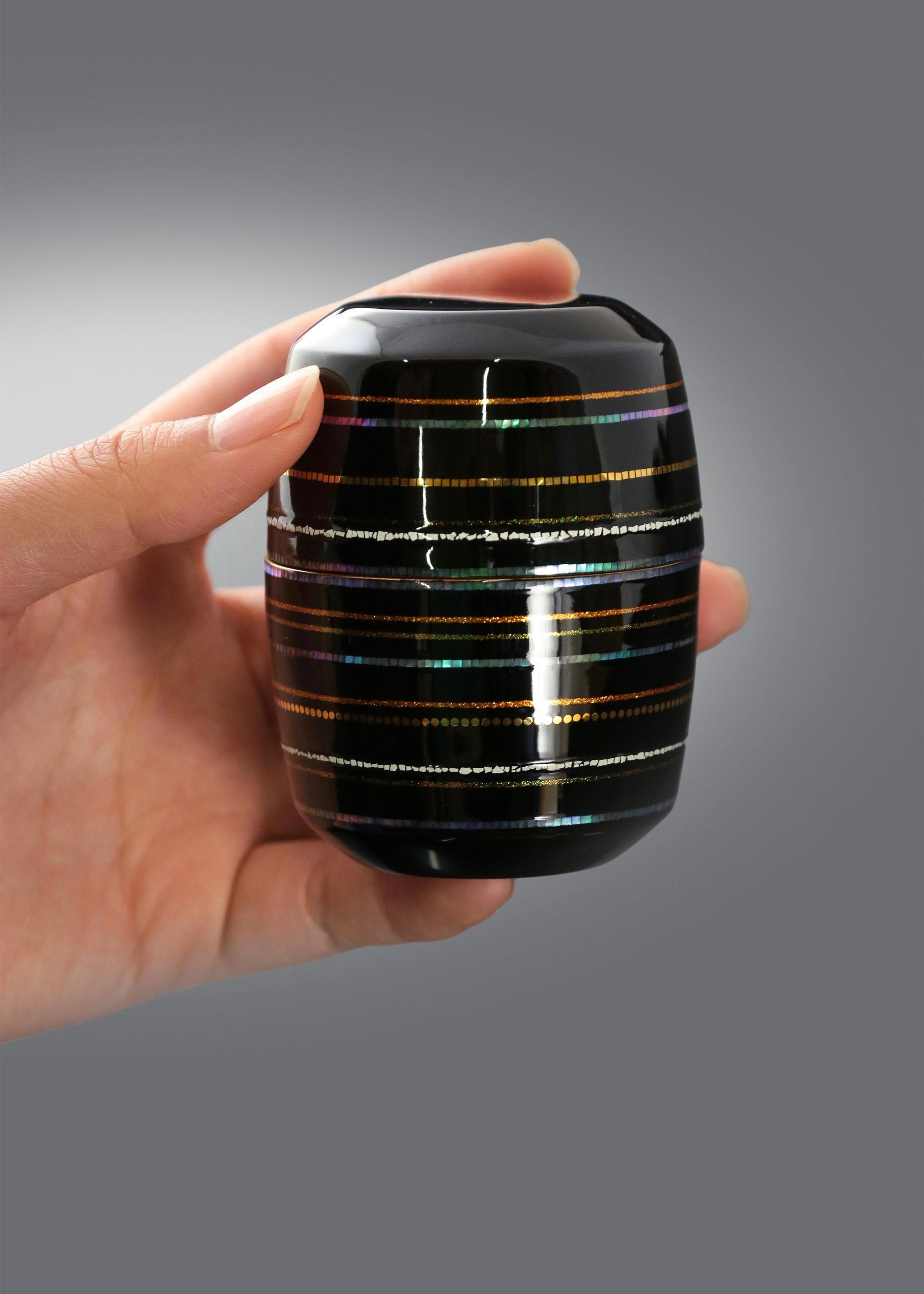 貝殼鑲嵌茶棗|松山作品