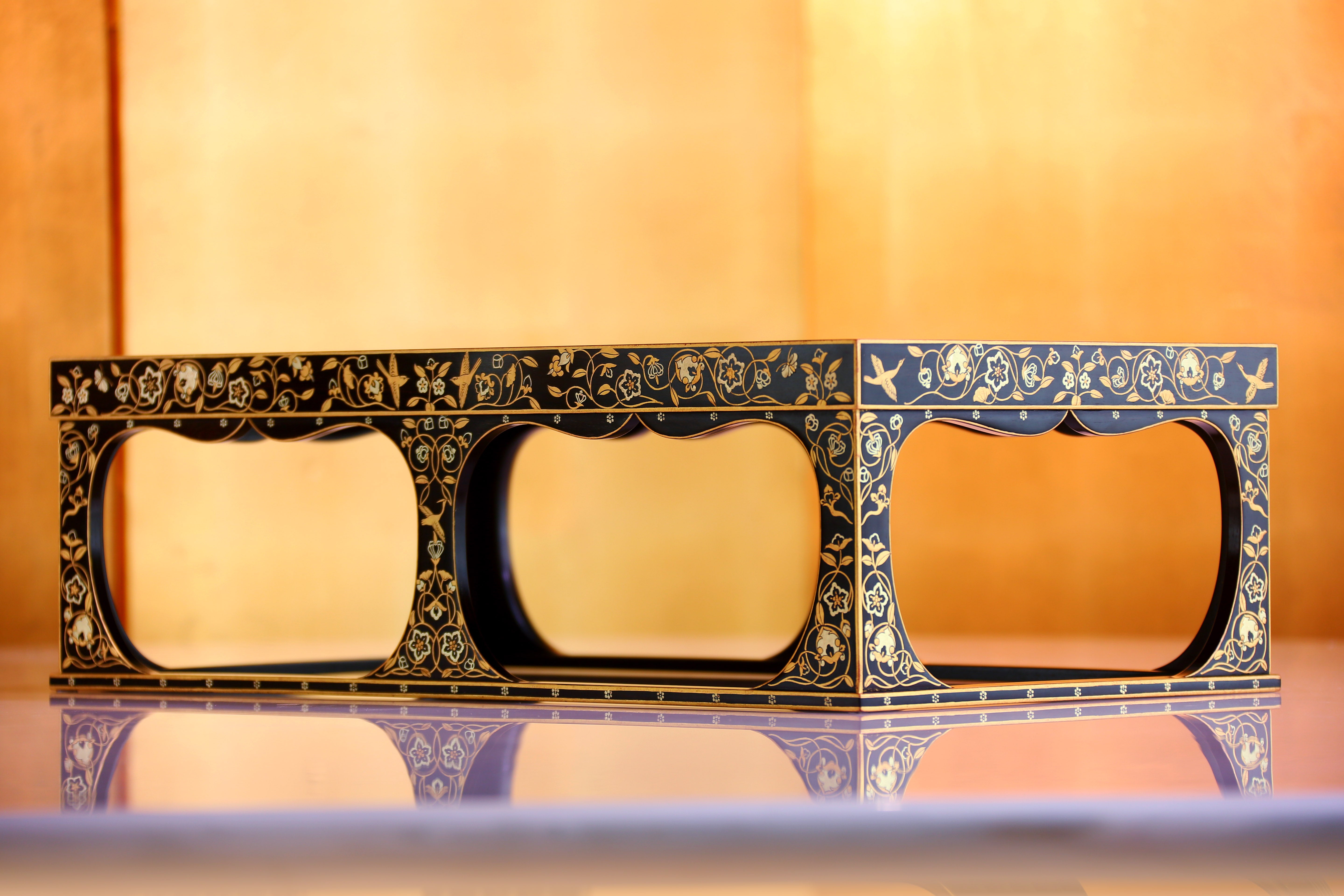 复刻唐代描金茶盘