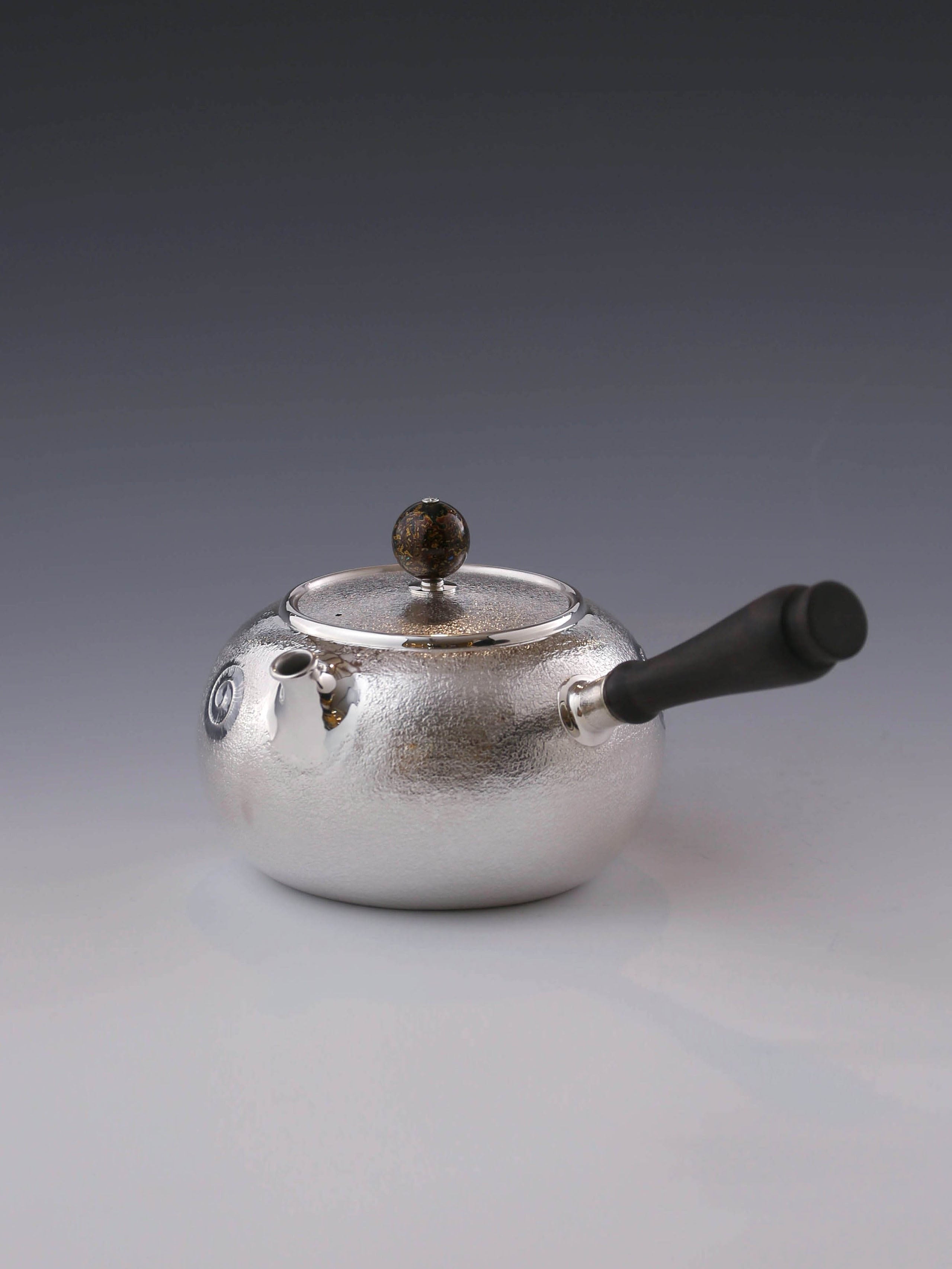 聽聽雪側把銀壺