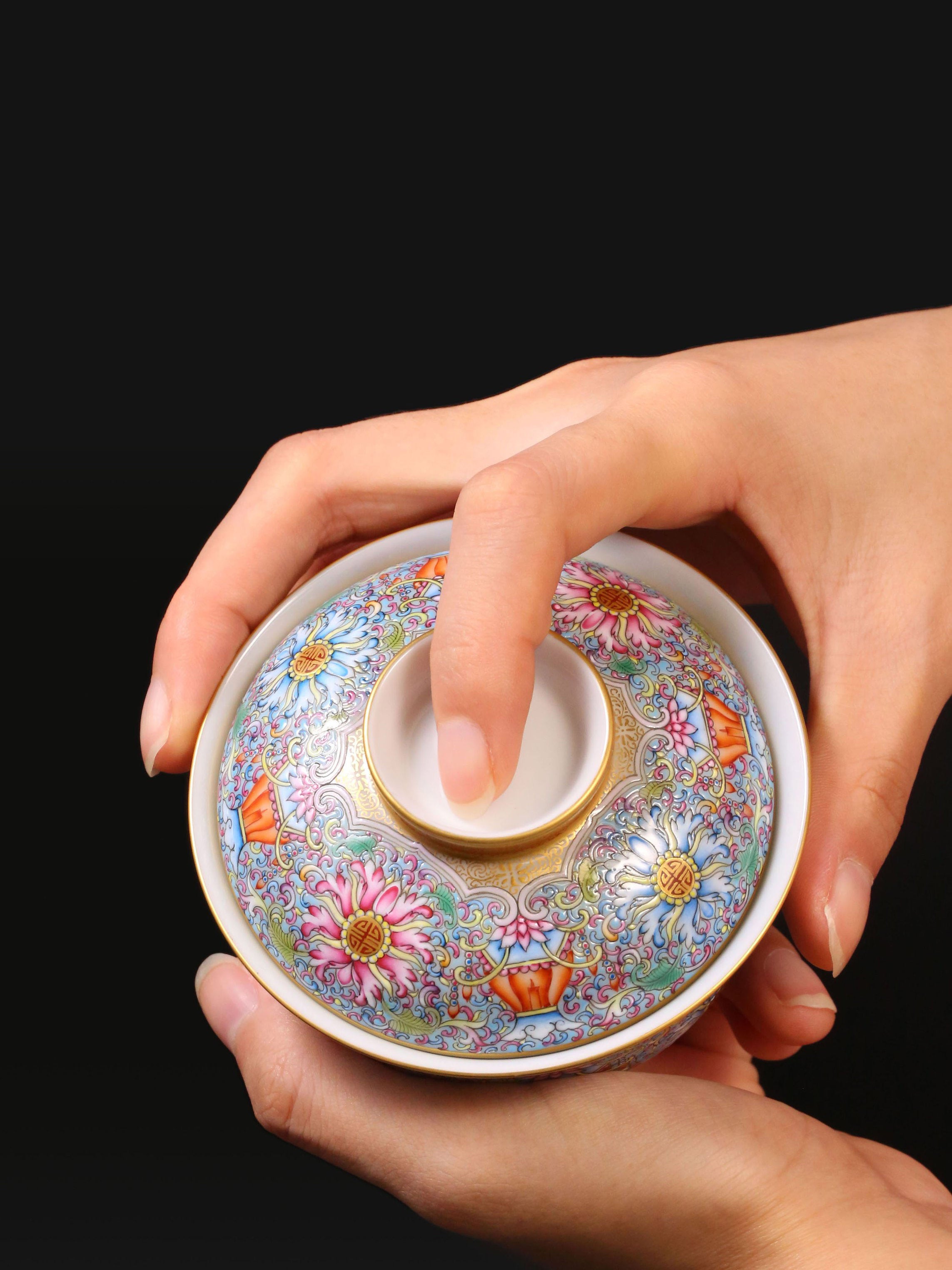 Longevity Lantern Gaiwan(Lidded Bowl)