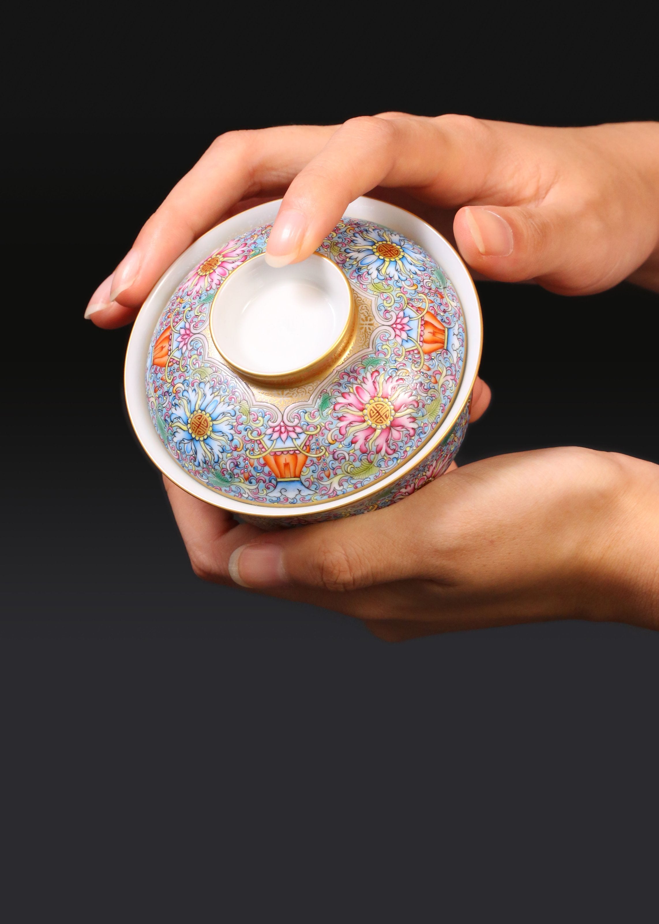 Longevity Lantern Gaiwan(Lidded Bowl)