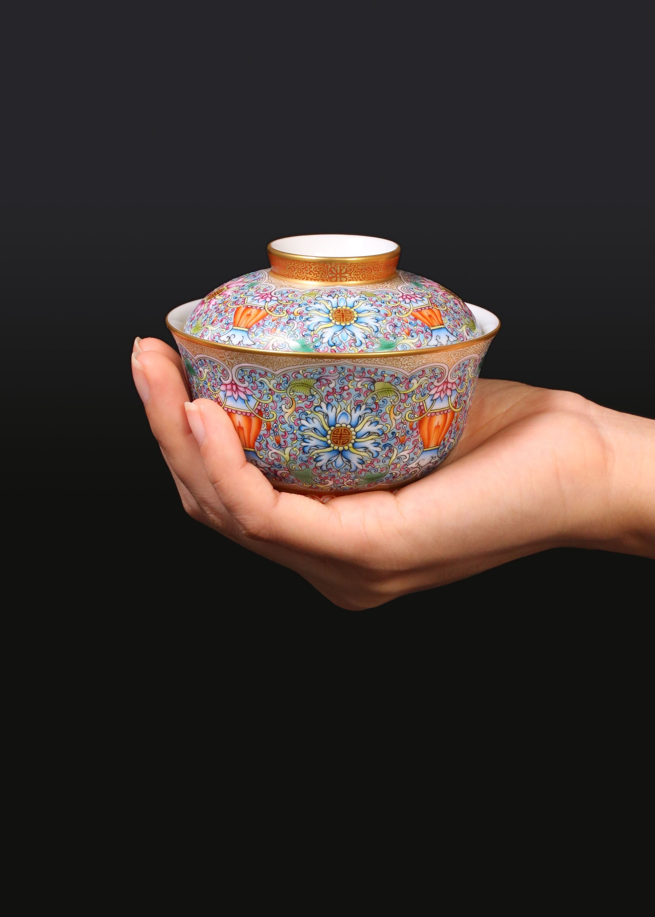 Longevity Lantern Gaiwan(Lidded Bowl)