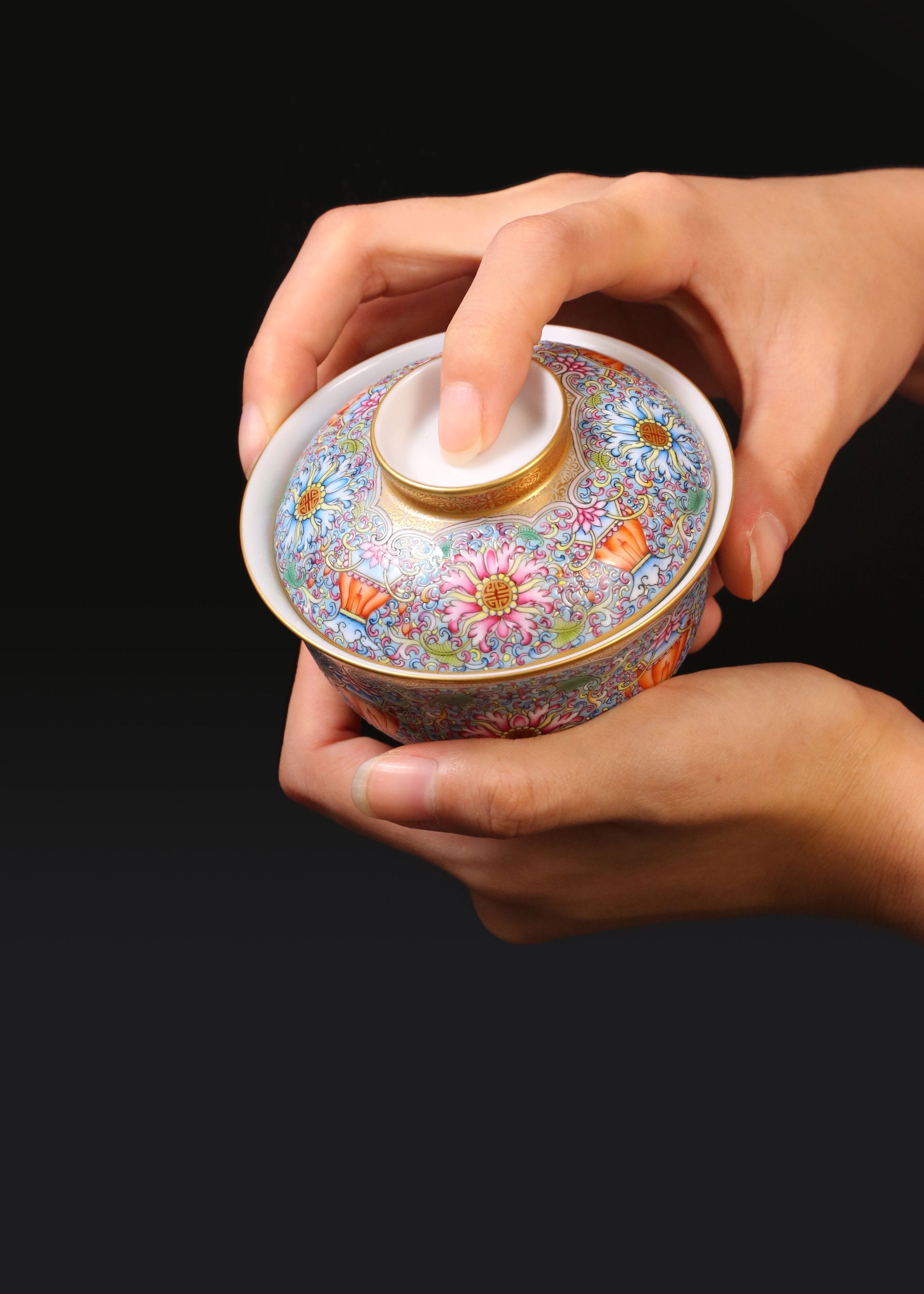 Longevity Lantern Gaiwan(Lidded Bowl)