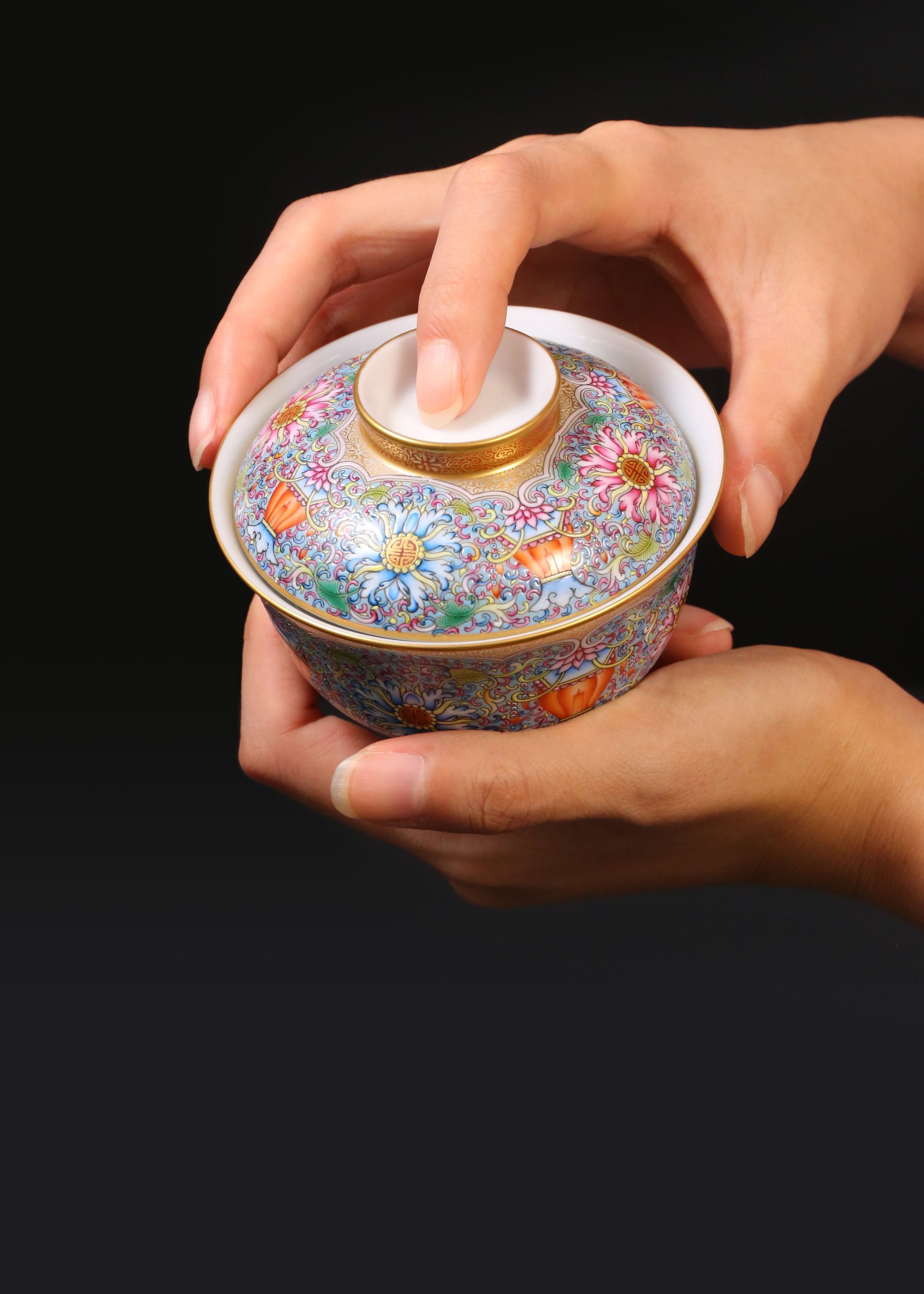 Longevity Lantern Gaiwan(Lidded Bowl)