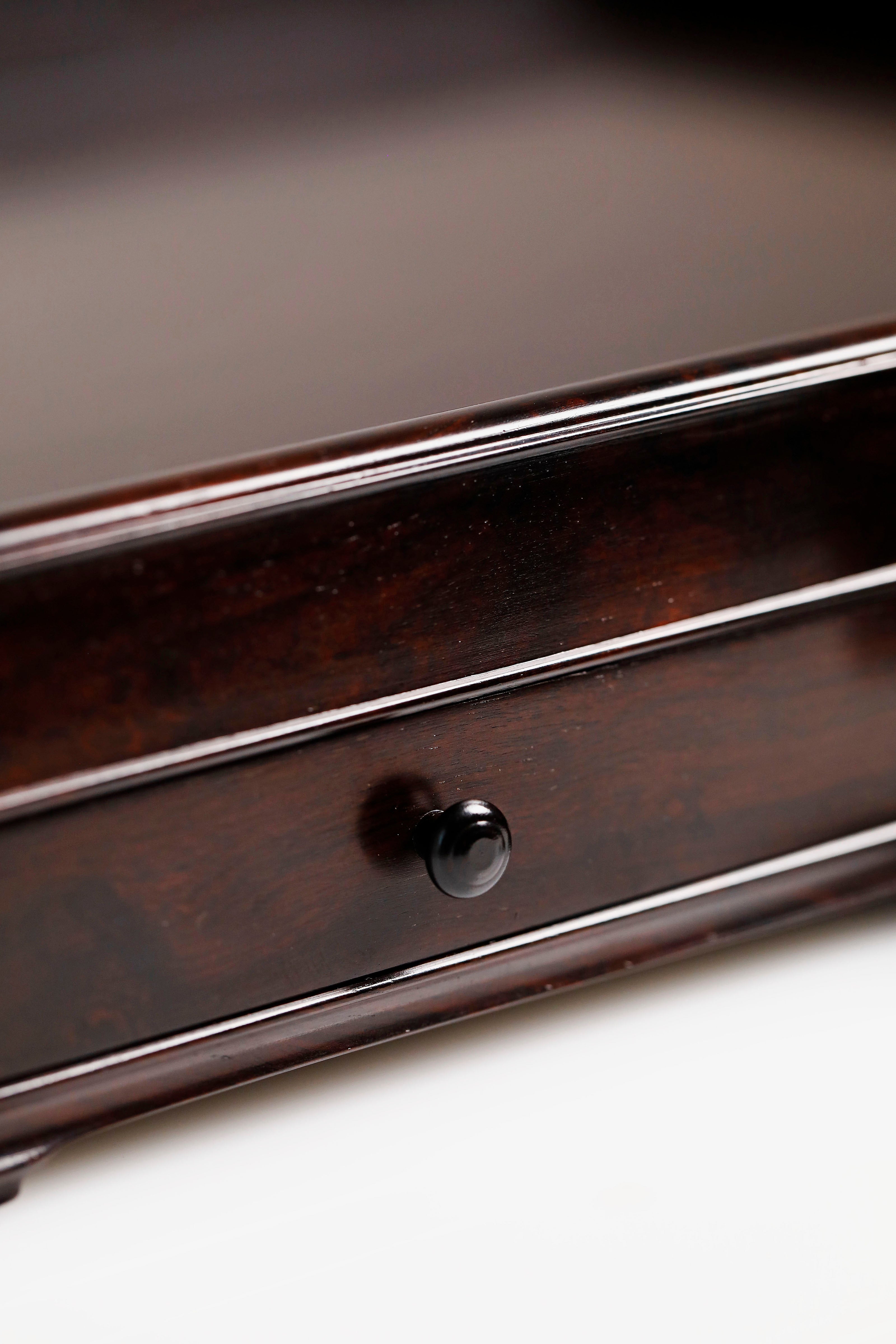 小葉紫檀嵌癭木素面文盤，紫光檀文盤