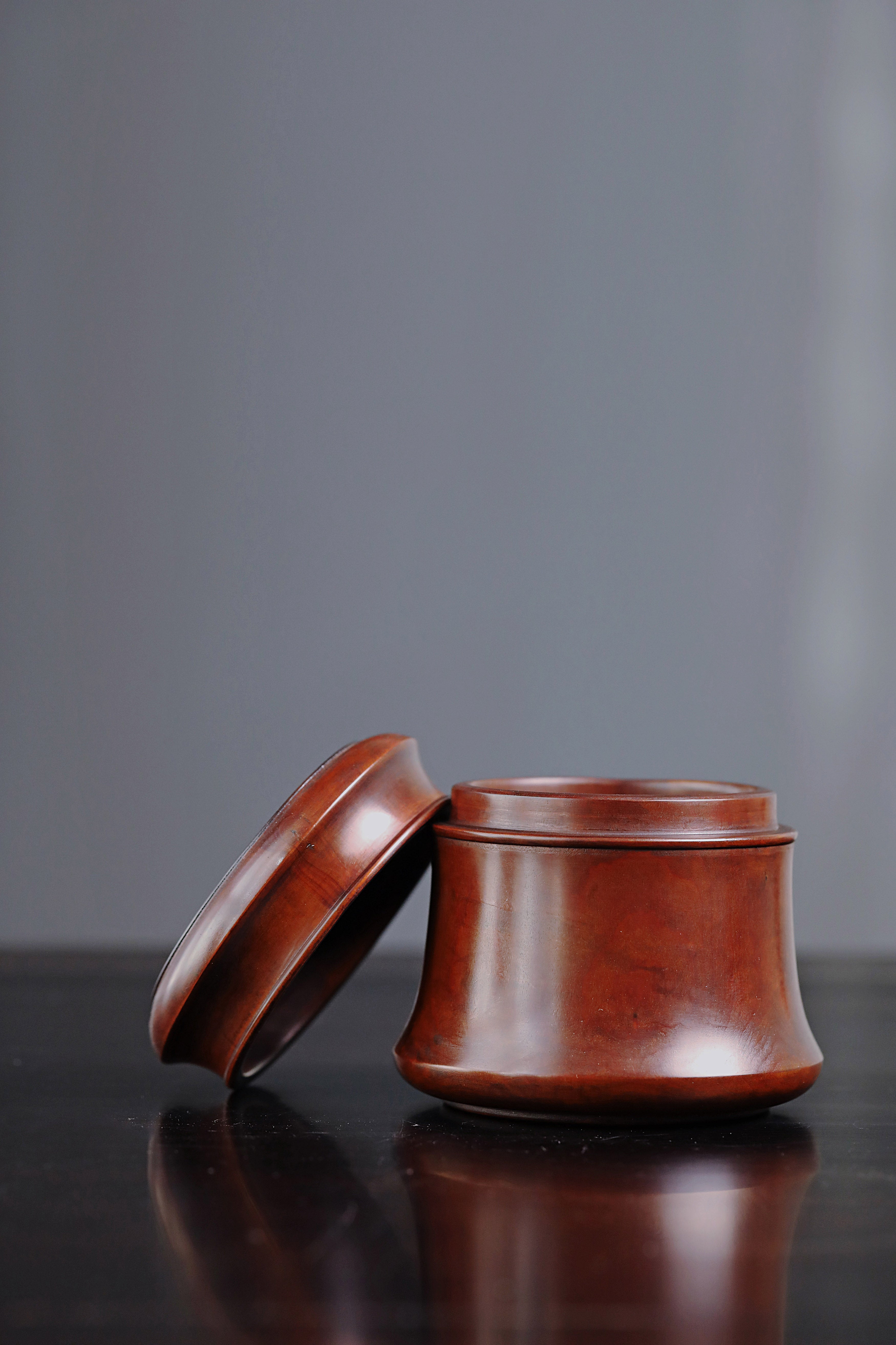 文房雅韵水盂、茶罐