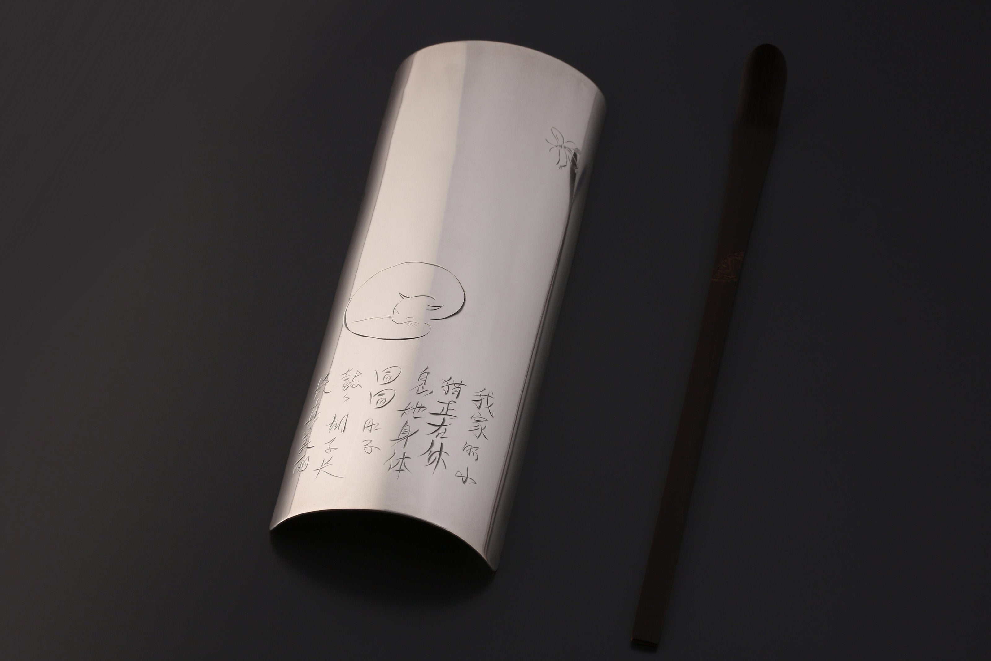 我家小猫纯银茶则