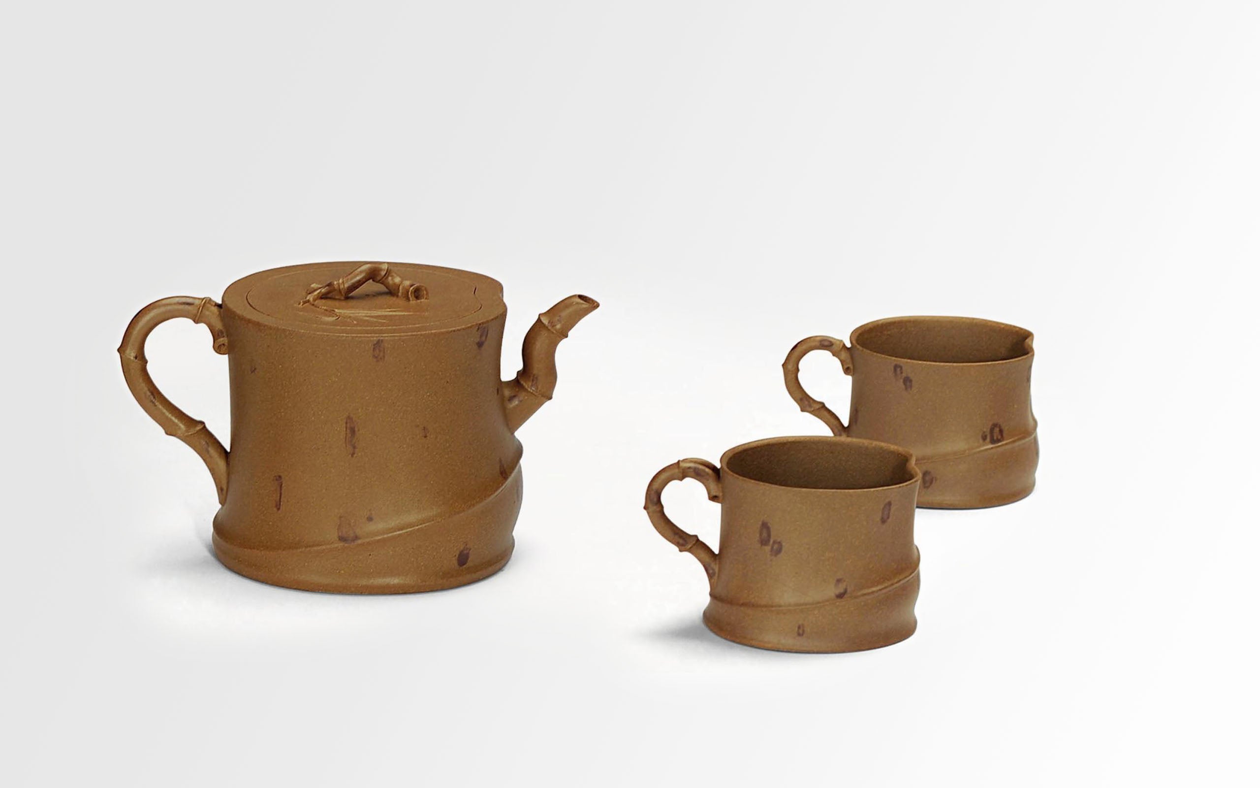 陈凯制段泥湘君壶/潇湘泪套组