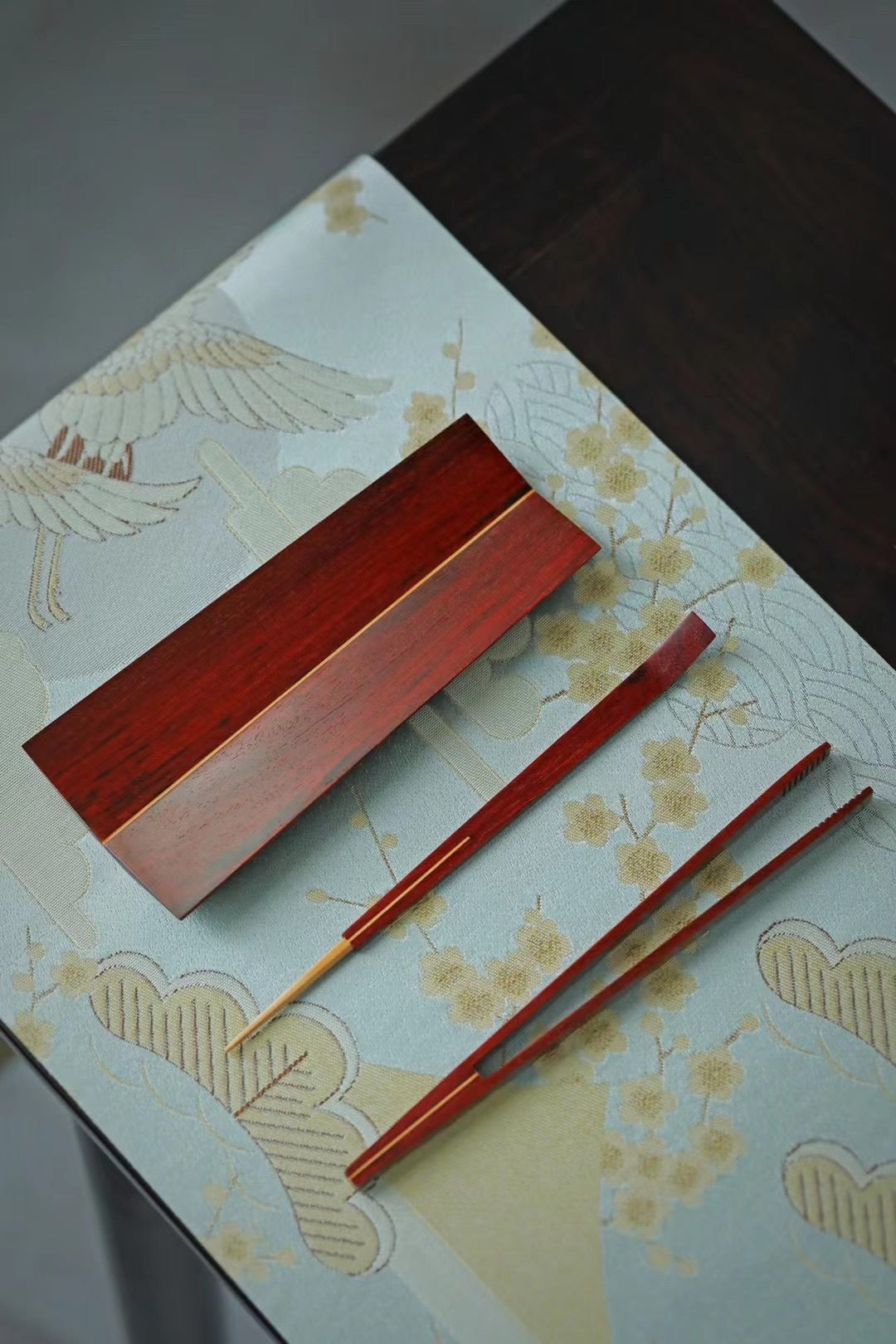 印度小叶紫檀司茶三件