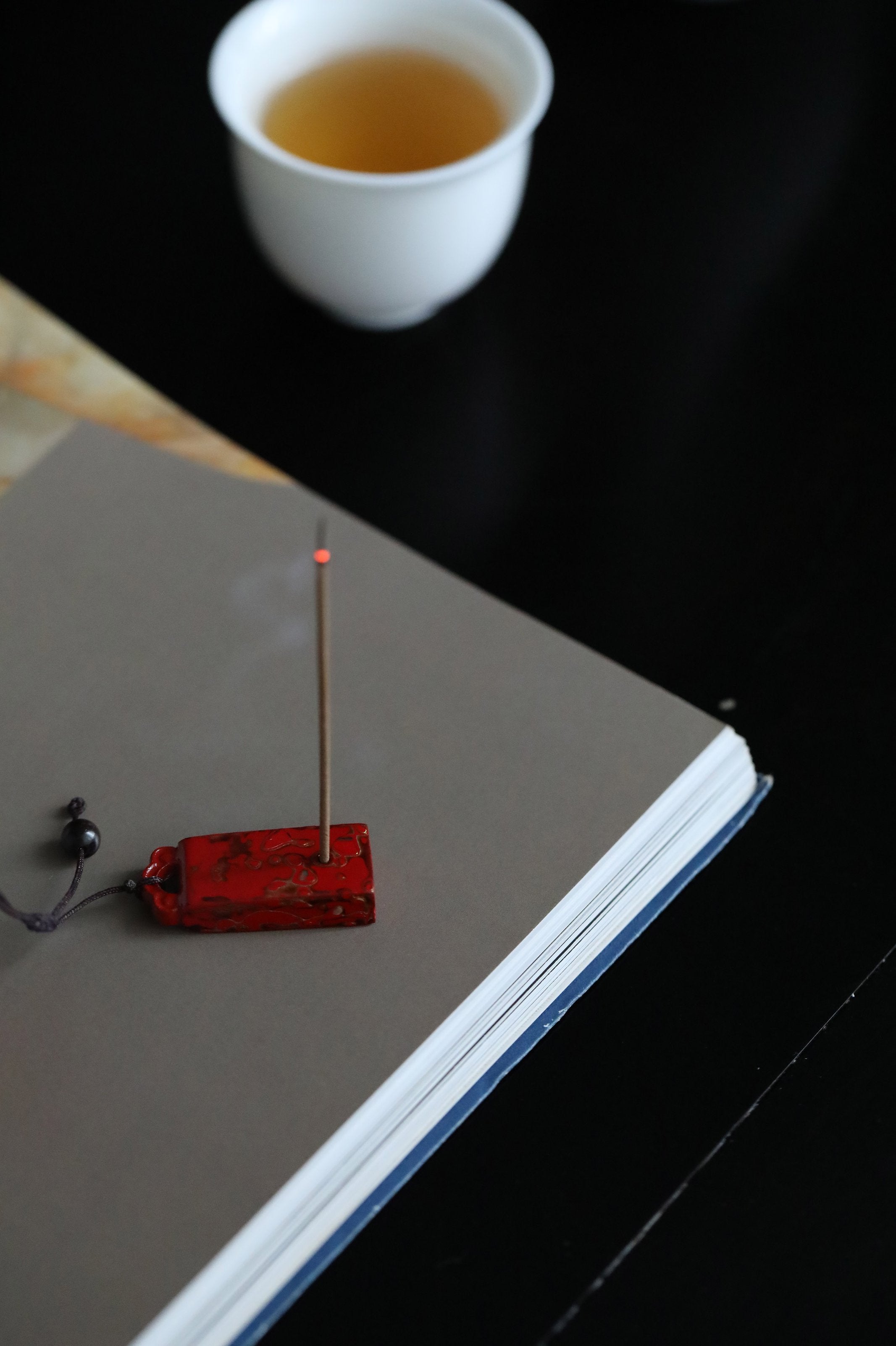 小叶紫檀香筒香插